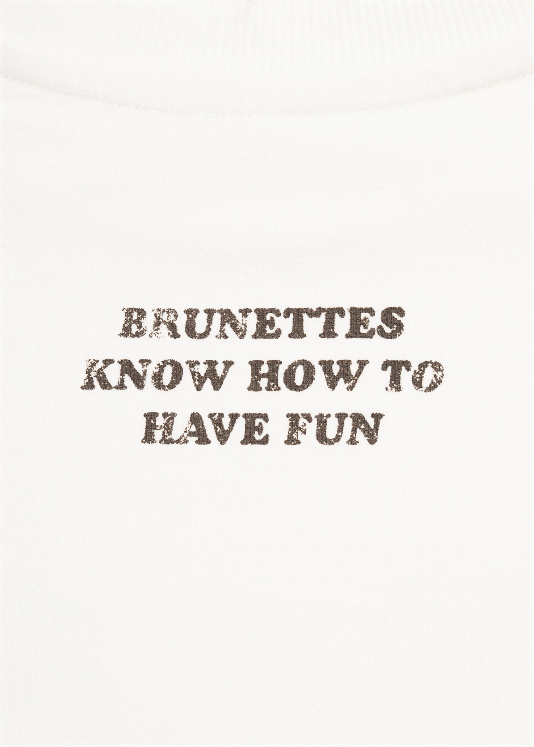 Printed cotton sweatshirt - Reverse of the article