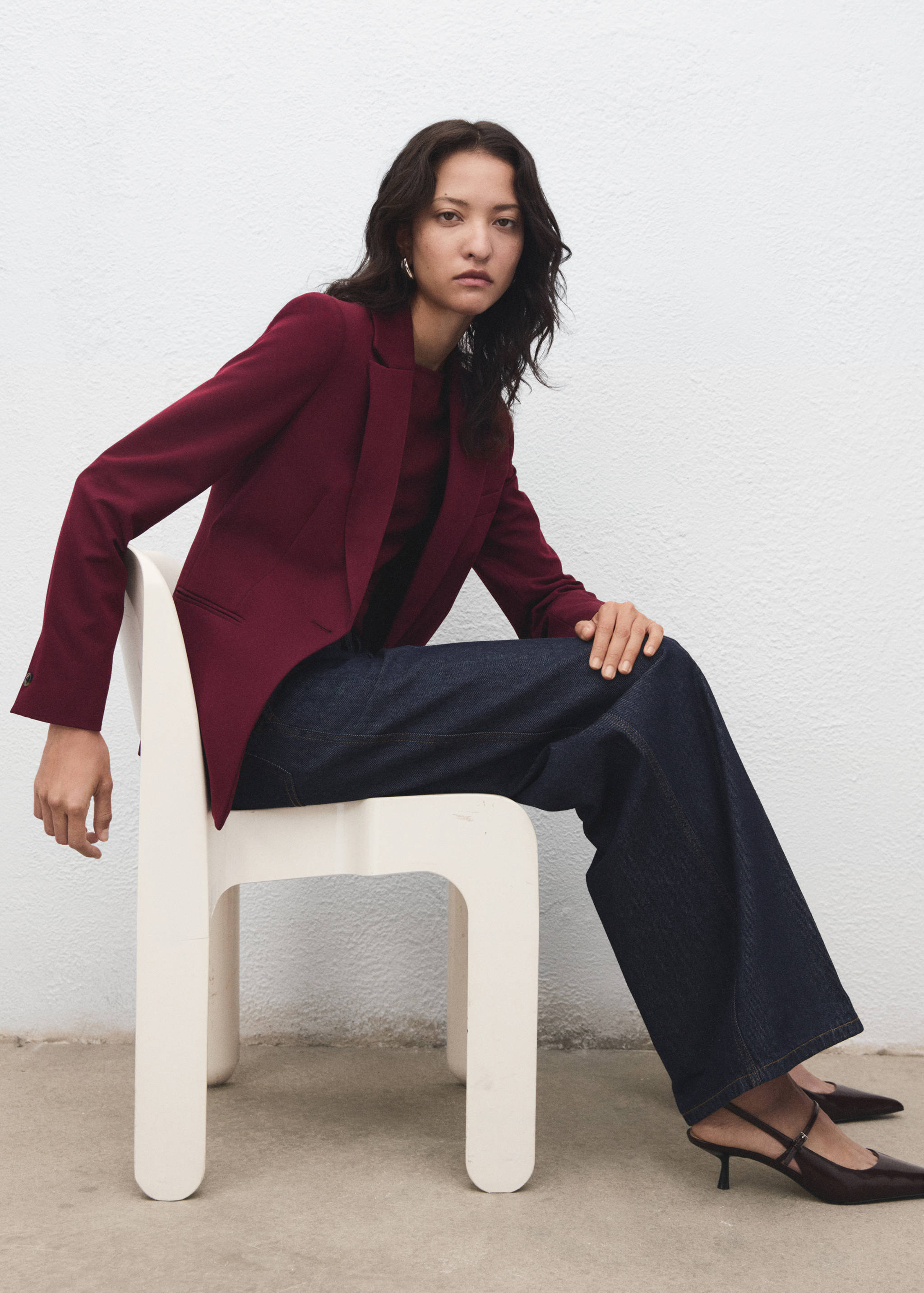 Fitted suit blazer - Details of the article 2