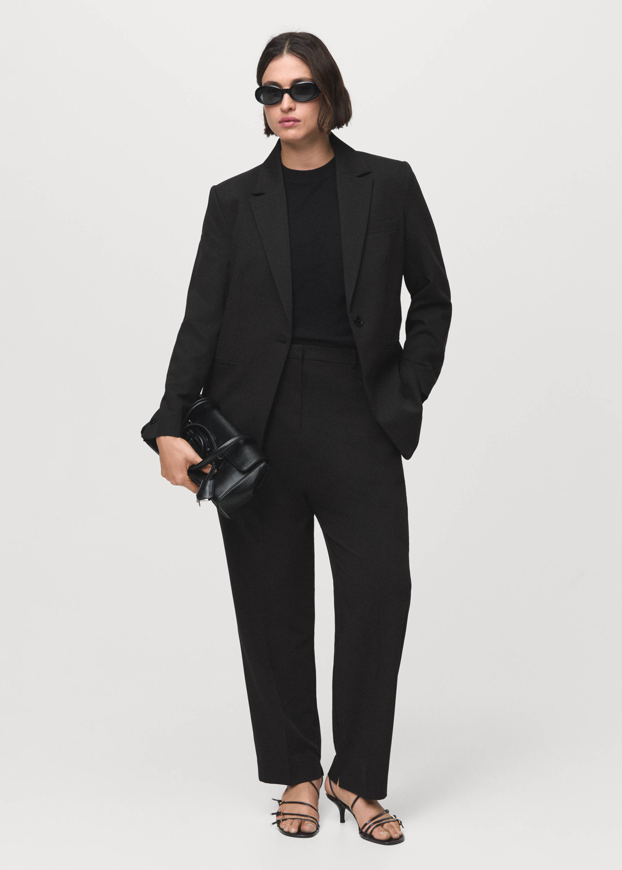 Fitted suit blazer - Details of the article 3