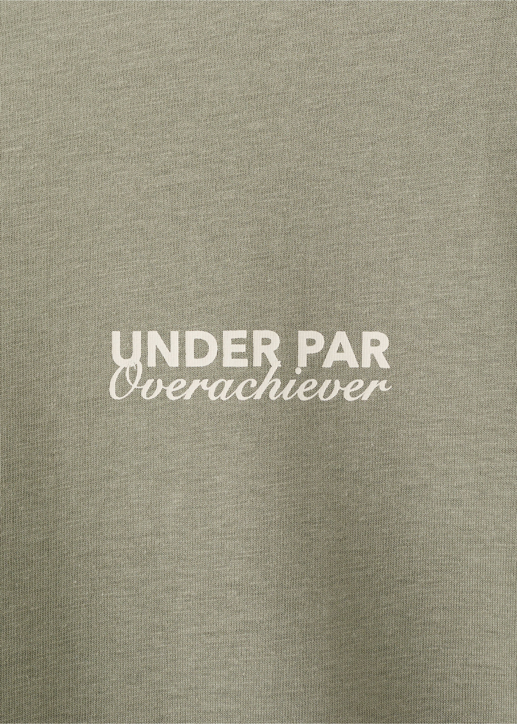 Printed cotton-blend t-shirt - Details of the article 8, Green. Ref: 17045810-00.