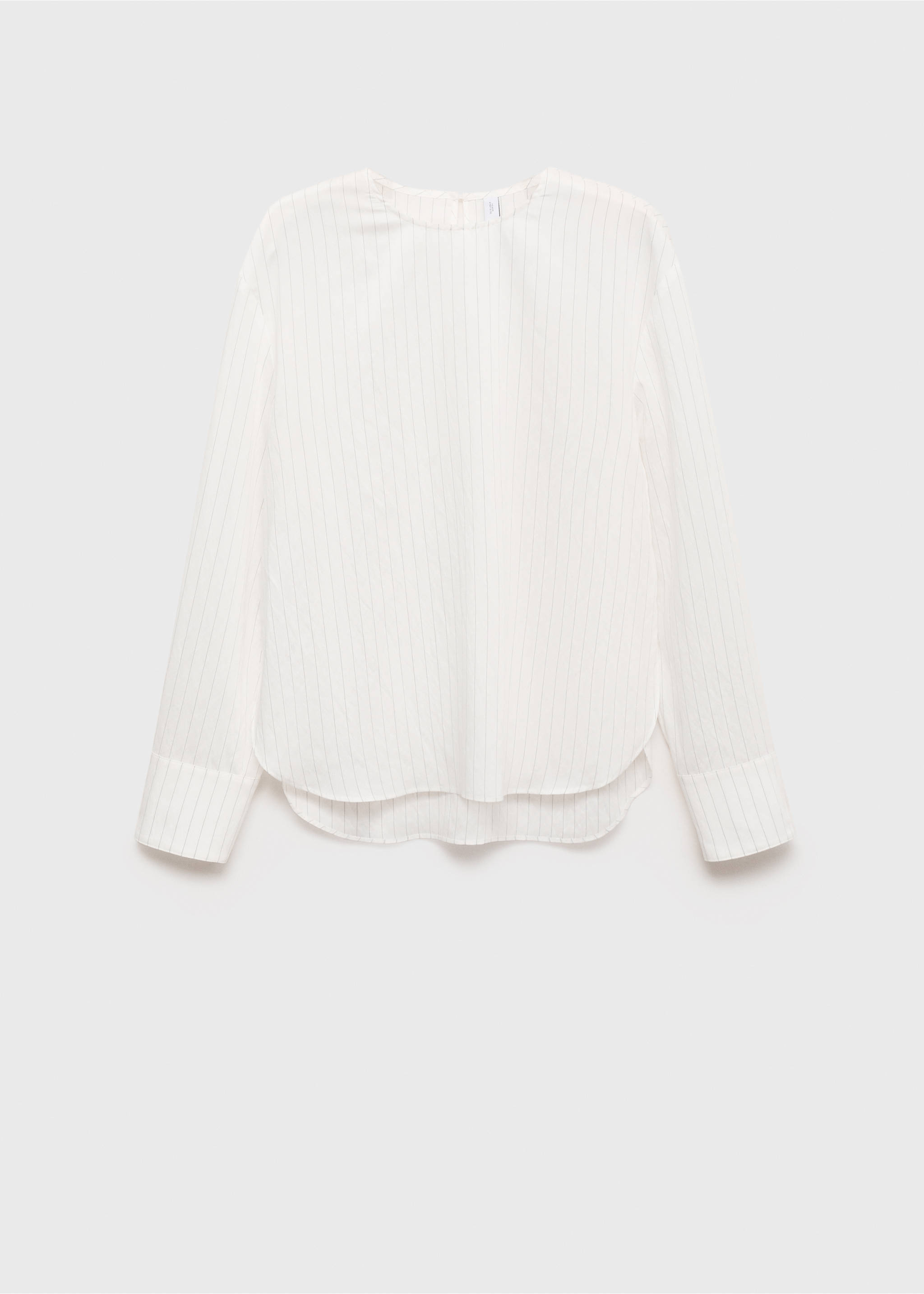 Striped blouse with handkerchief - Article without model, White. Ref: 17045814-00.