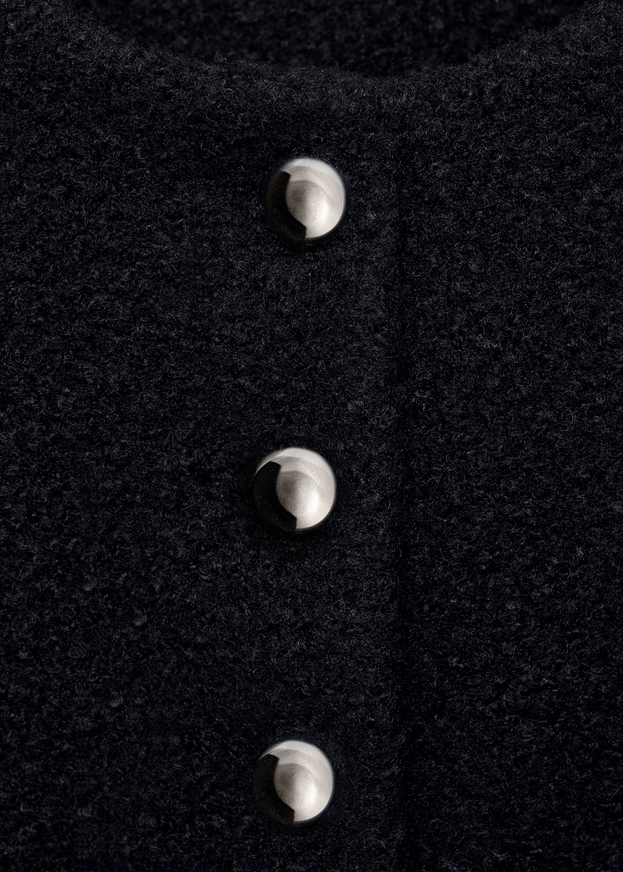 Bouclé-Jacke mit Schmuckknöpfen - Detail des Artikels 8