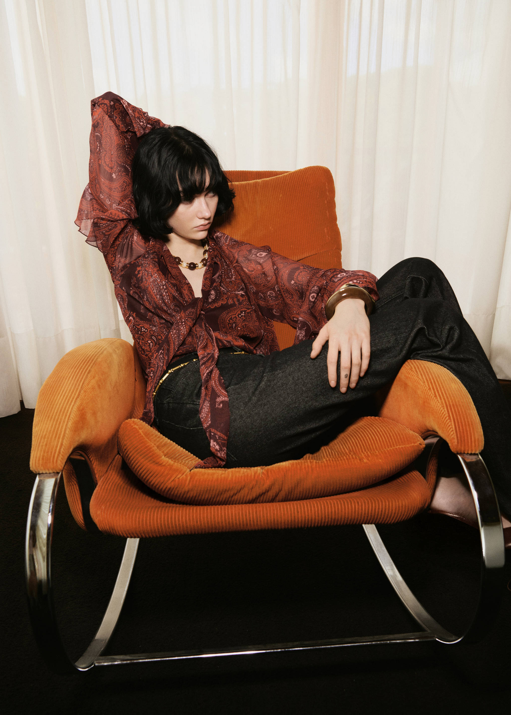 Paisley print blouse - Details of the article 2