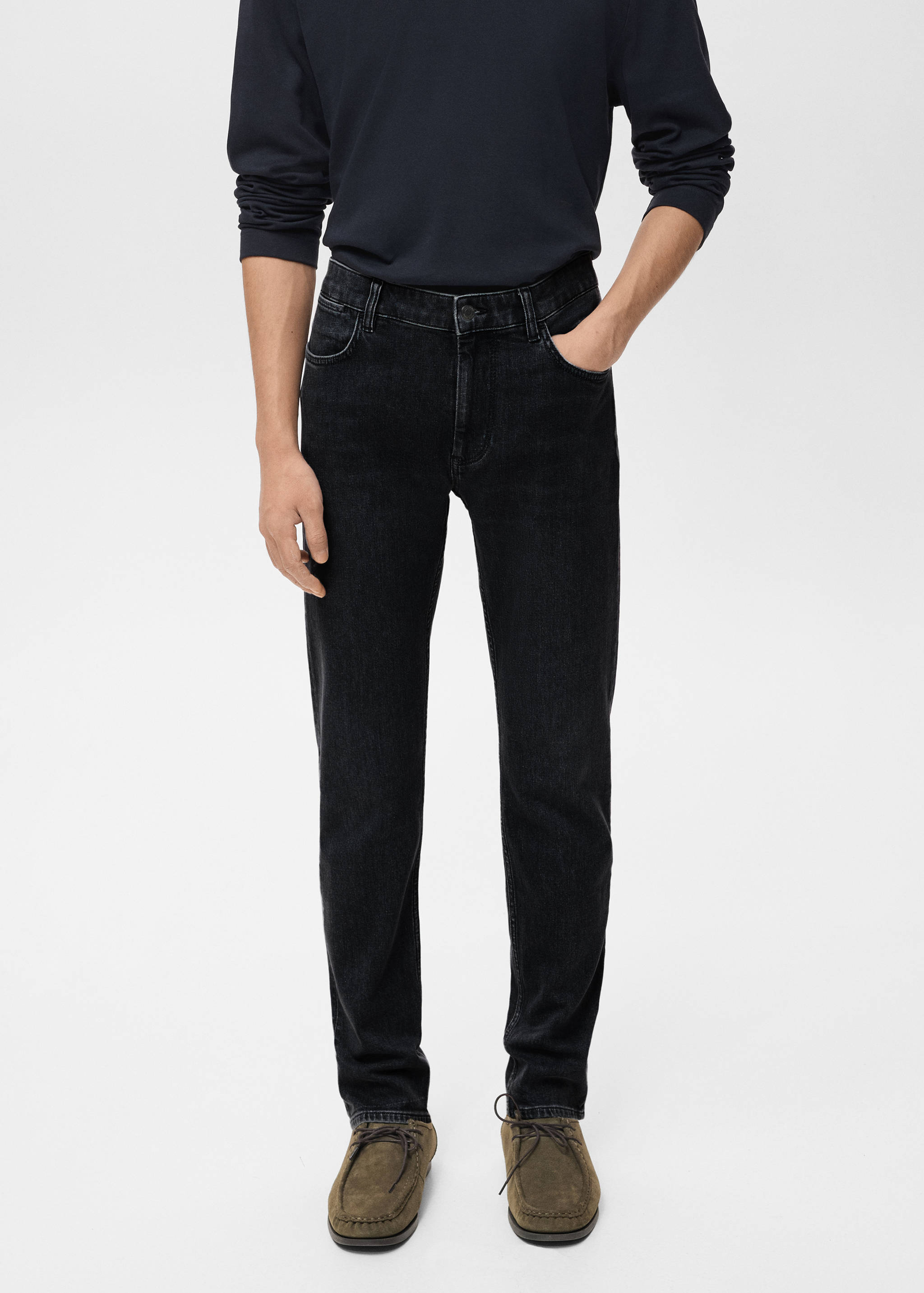 Jean Patrick slim fit Ultra Soft Touch - Plan moyen
