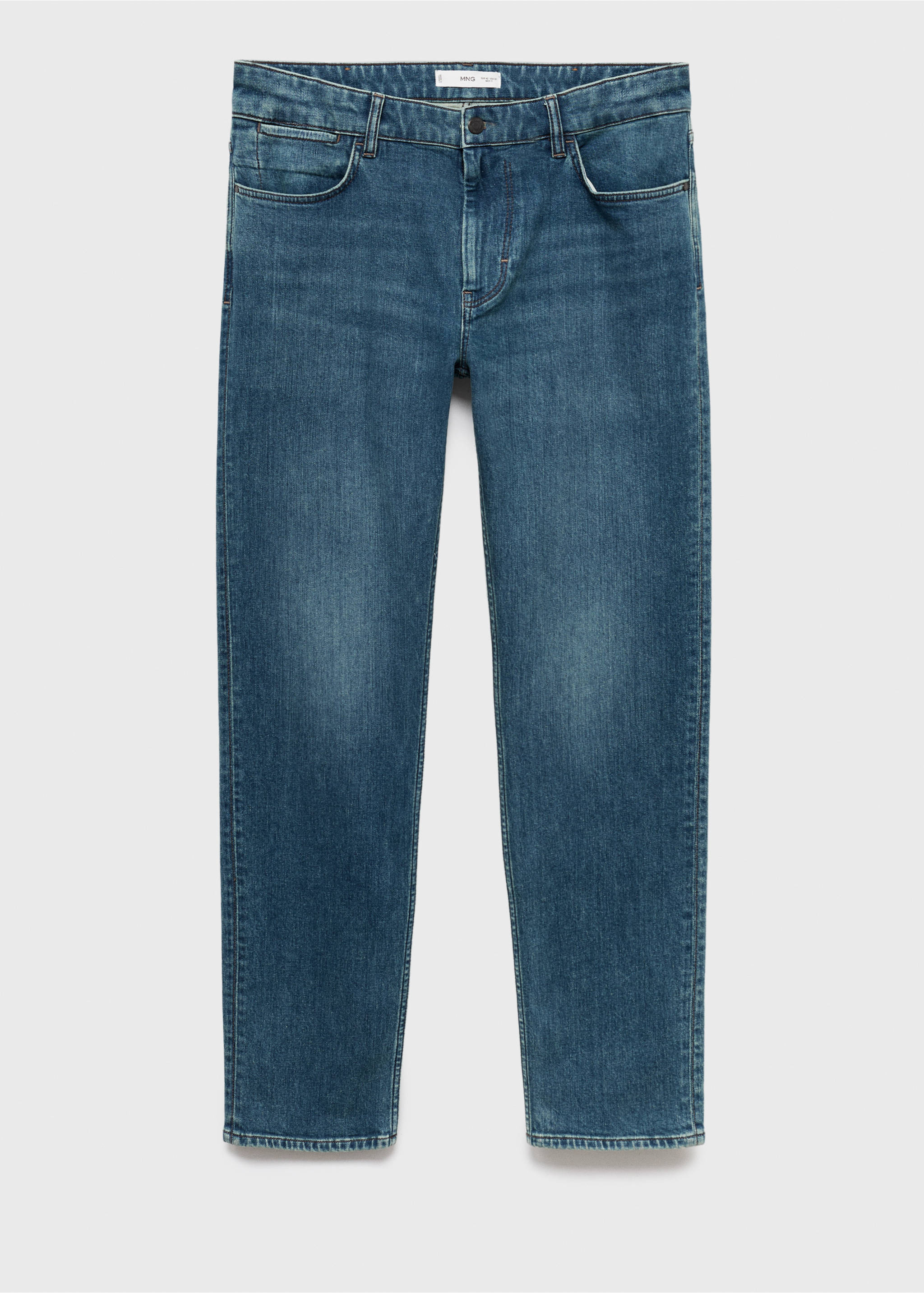 Jean Patrick slim fit Ultra Soft Touch - Article sans modèle, Vert menthe. Ref: 17045971-00.