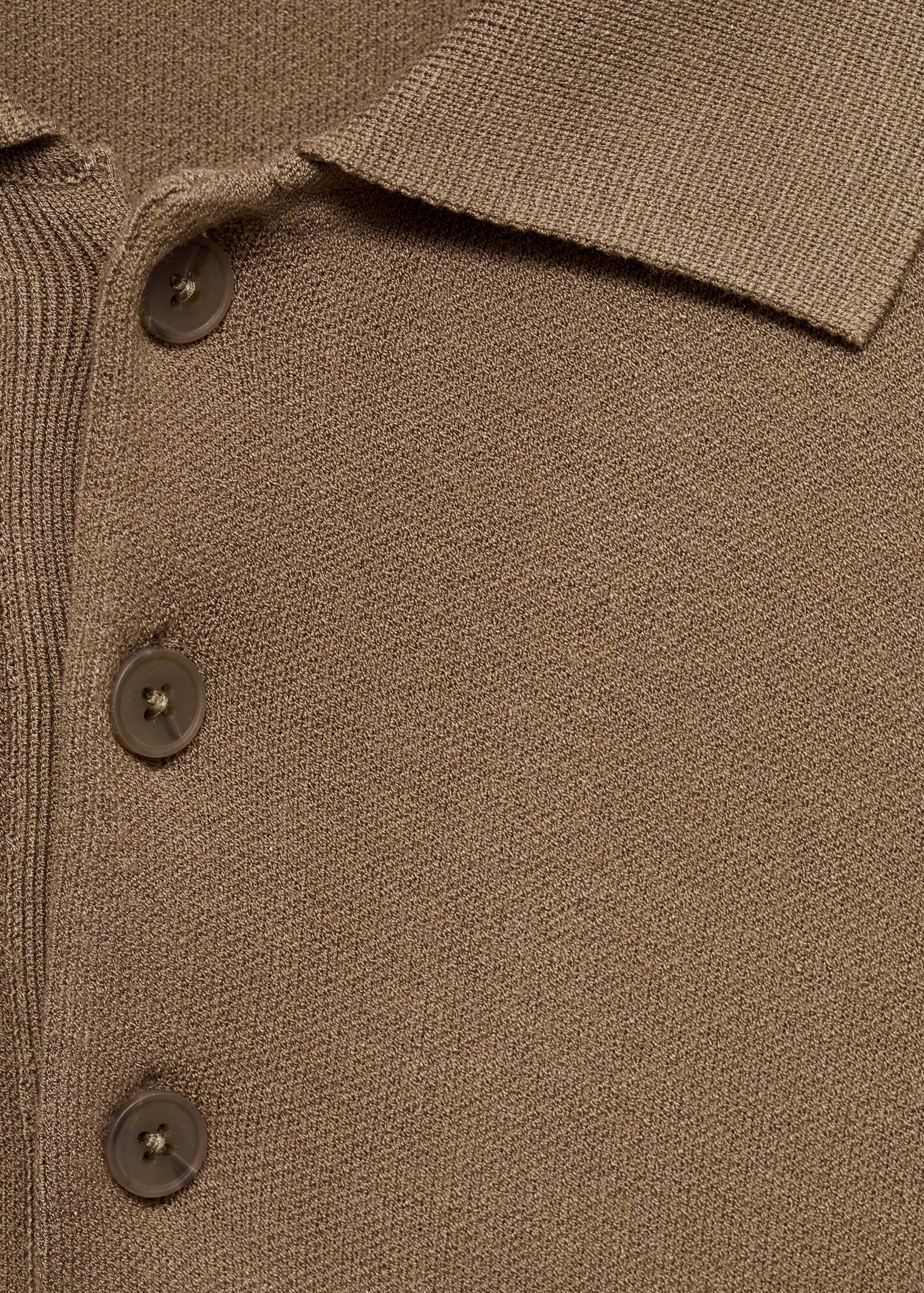 Strickpullover mit Poloshirt-Kragen - Detail des Artikels 8