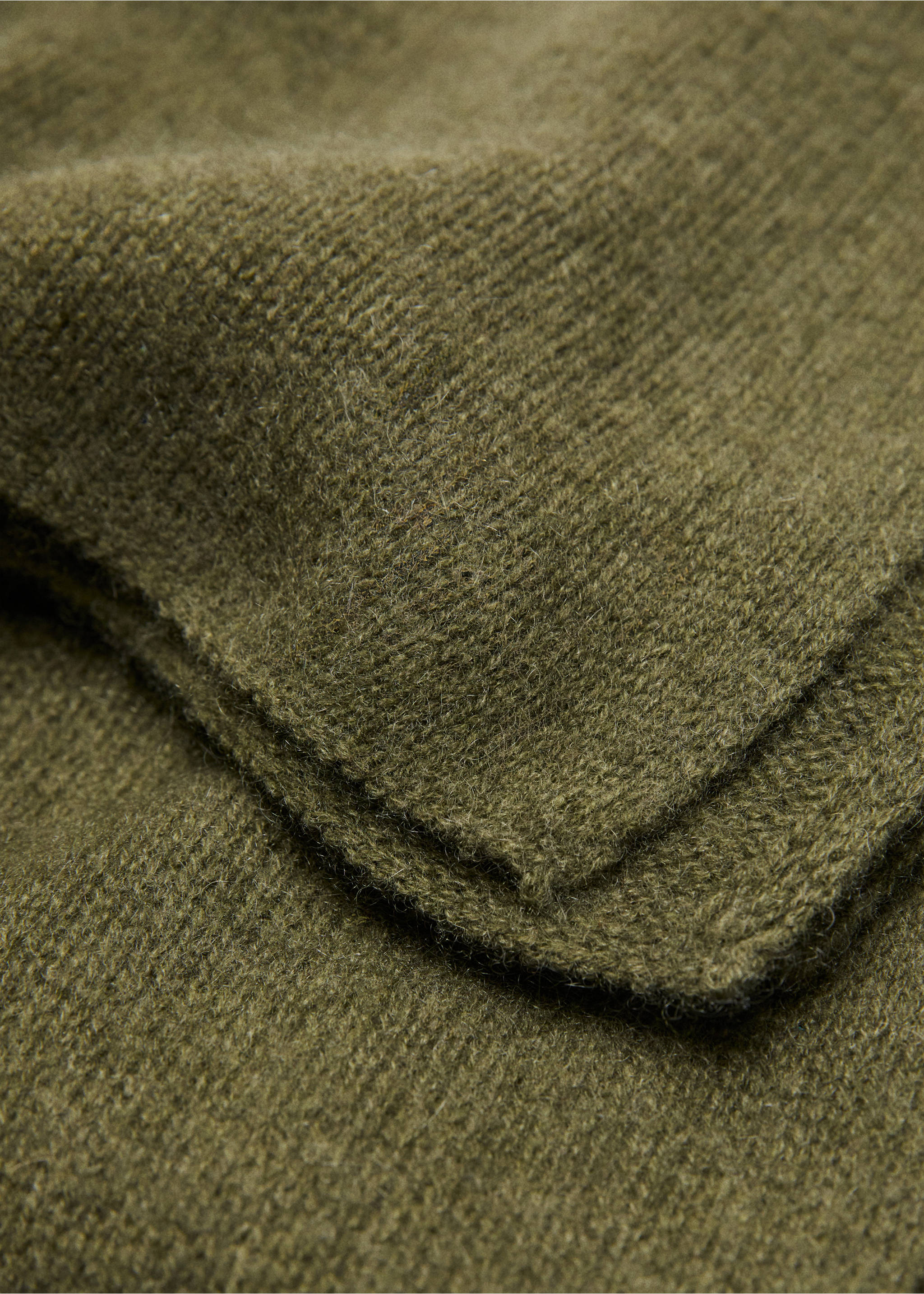 Bufanda 100% cashmere - Plano medio, Verde medio. Ref: 17045976-00.