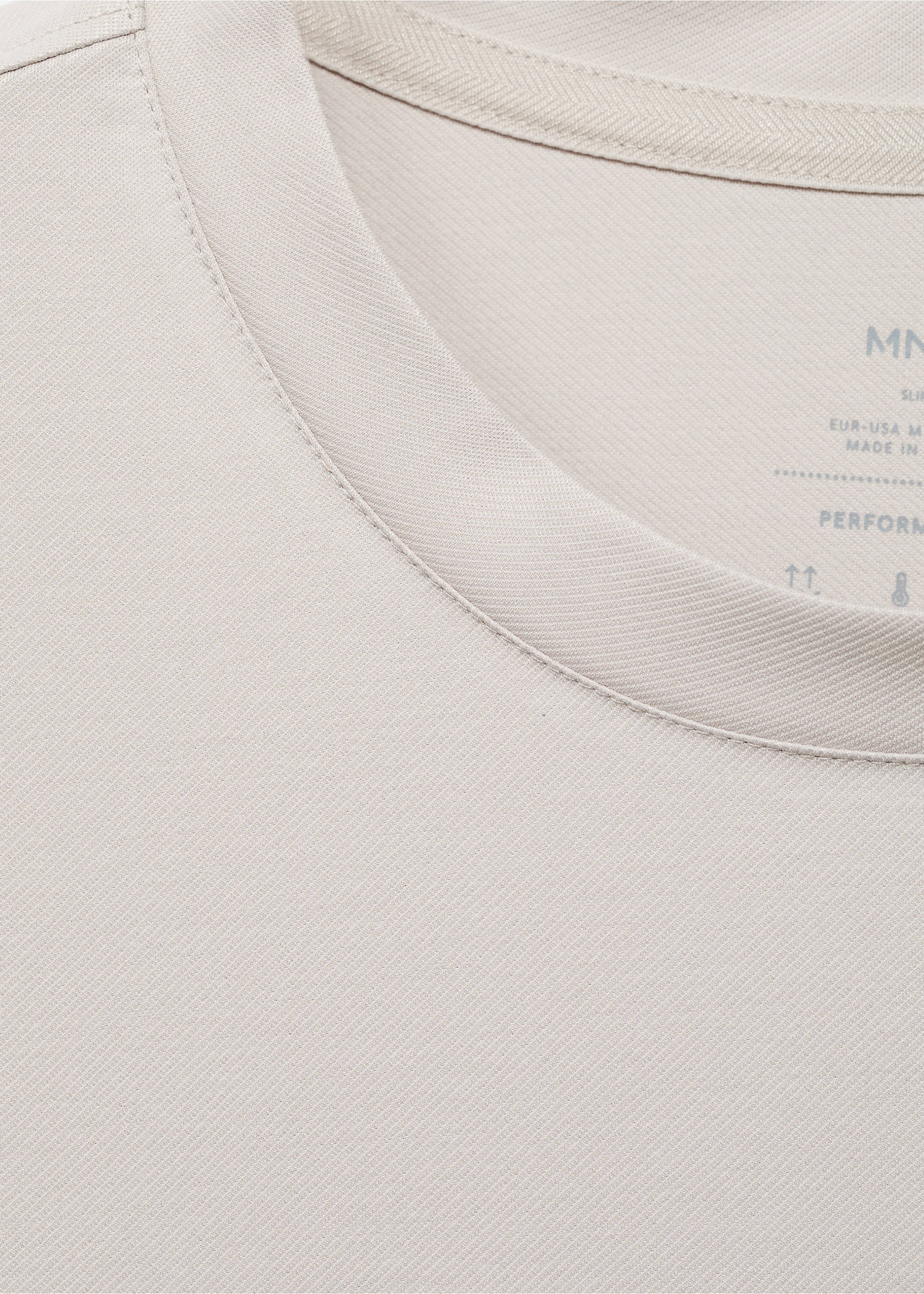 Regular-fit Thermolite® t-shirt - Details of the article 8, Ice Grey. Ref: 17045977-00.