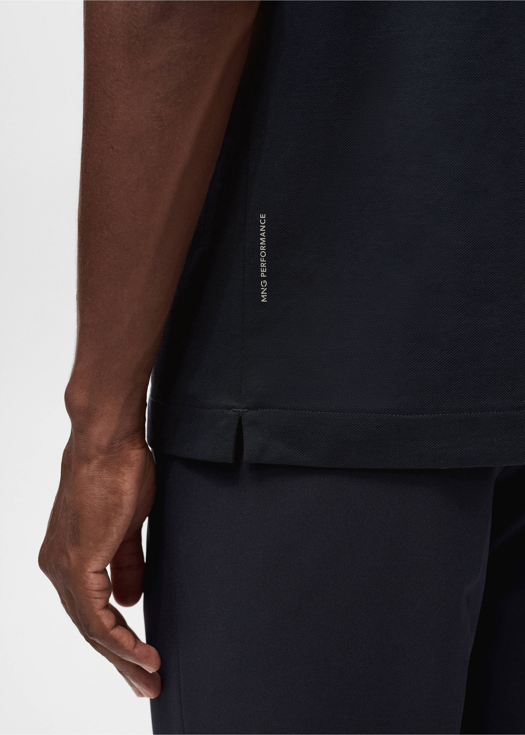 T-shirt regular fit Thermolite® - Pormenor do artigo 6, Azul-marinho. Ref: 17045977-00.