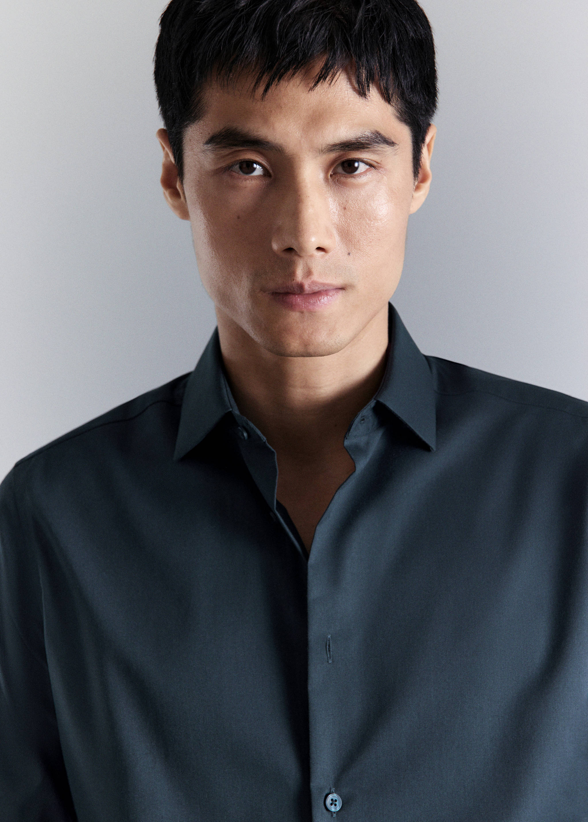 Comfort stretch non-iron shirt - Details of the article 1