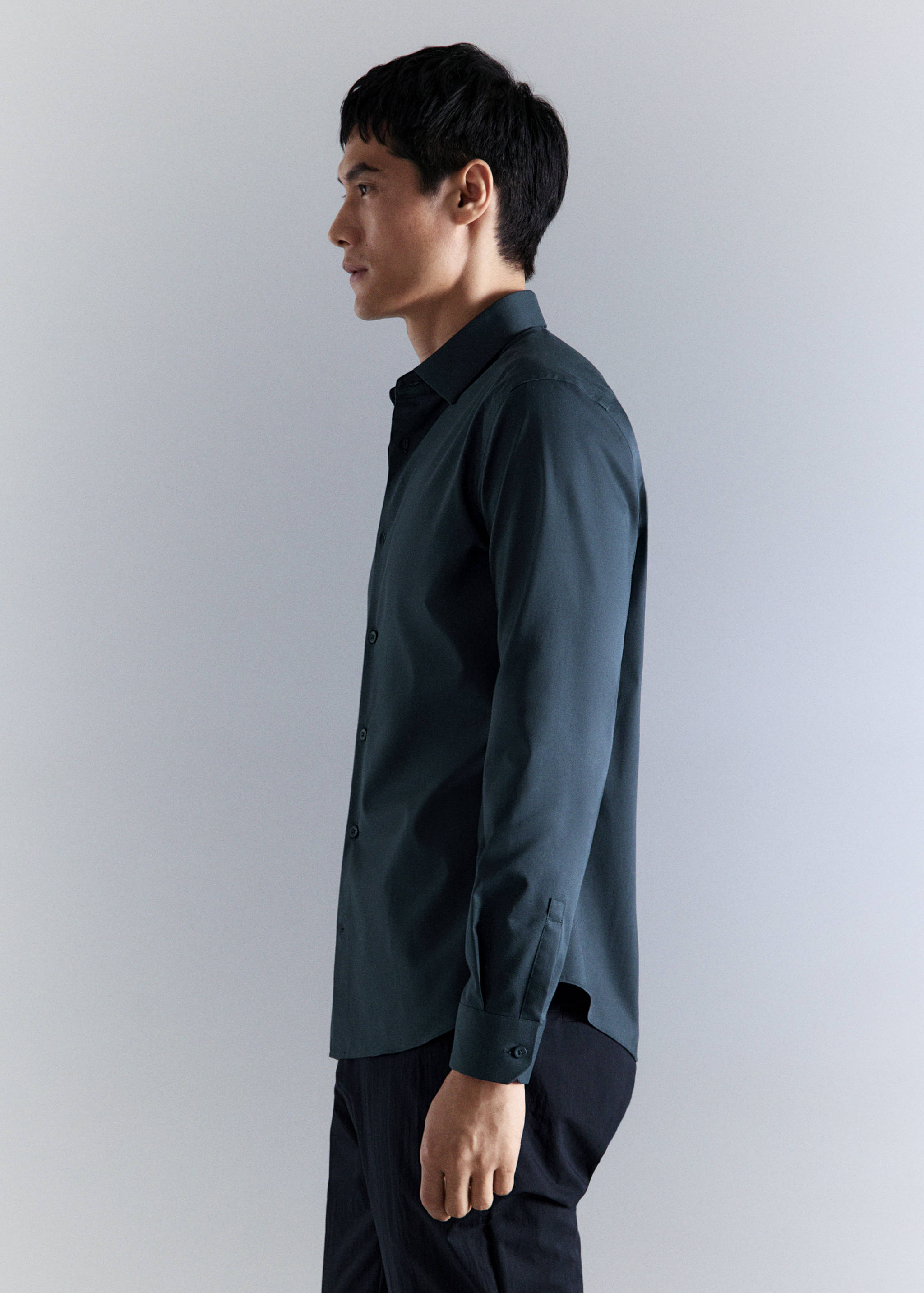 Comfort stretch non-iron shirt - Details of the article 2