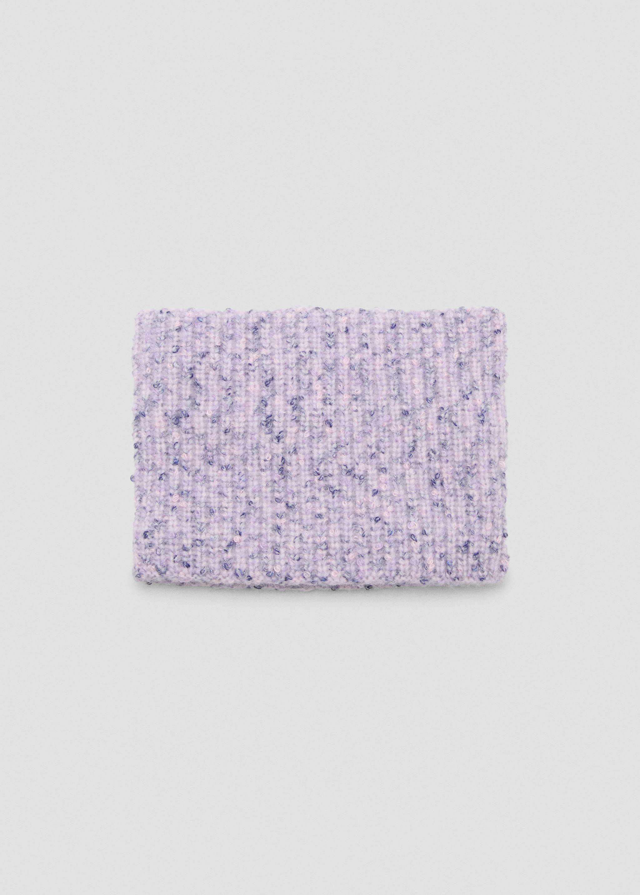 Flecked knit scarf - Article without model