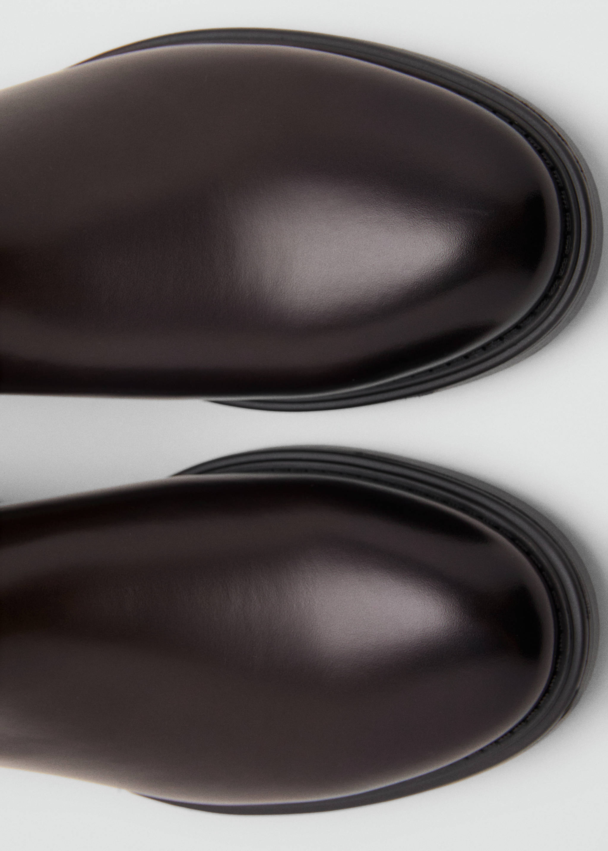 Faux-leather chelsea ankle boots - Details of the article 2