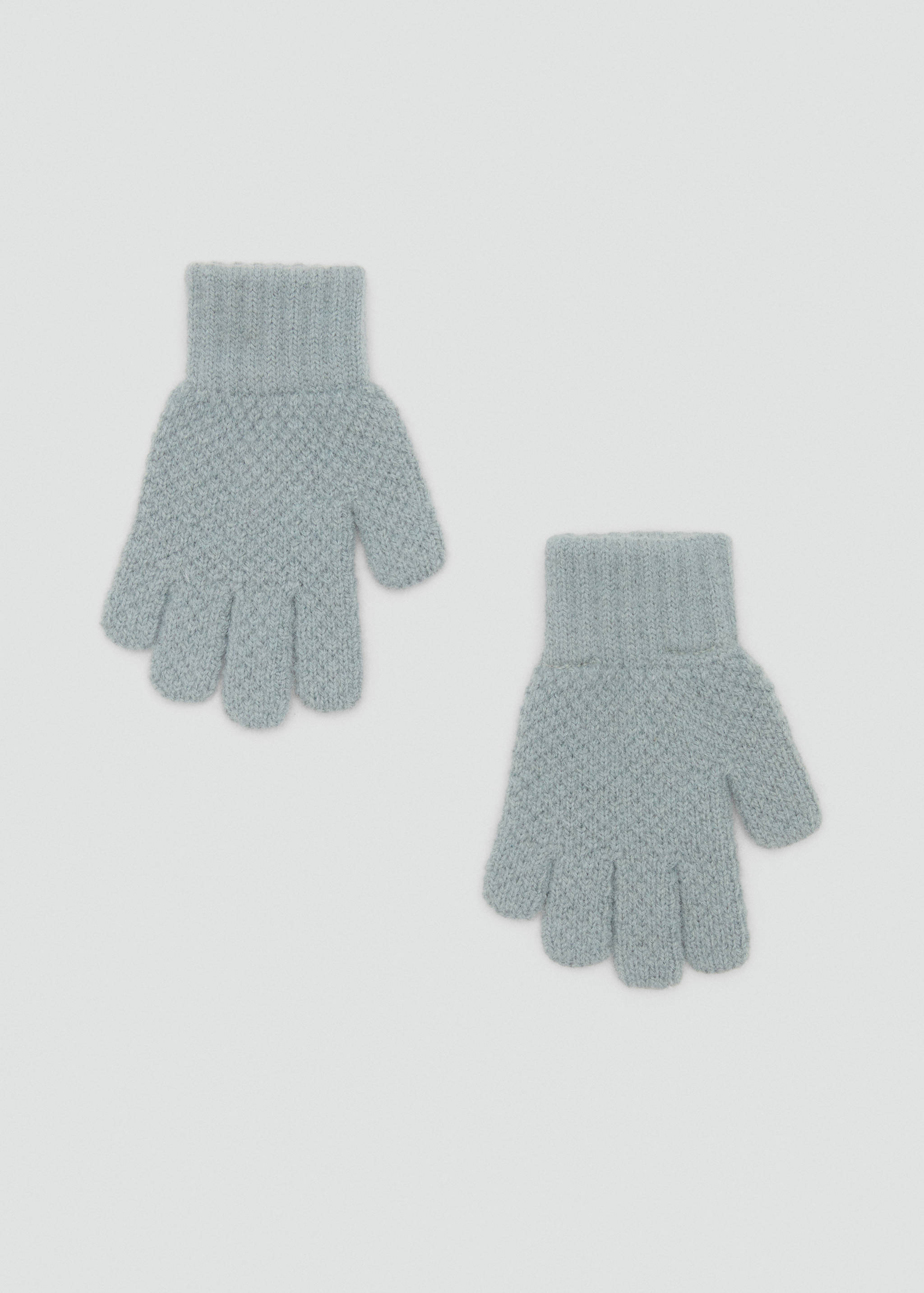 Textured knitted gloves - Article without model