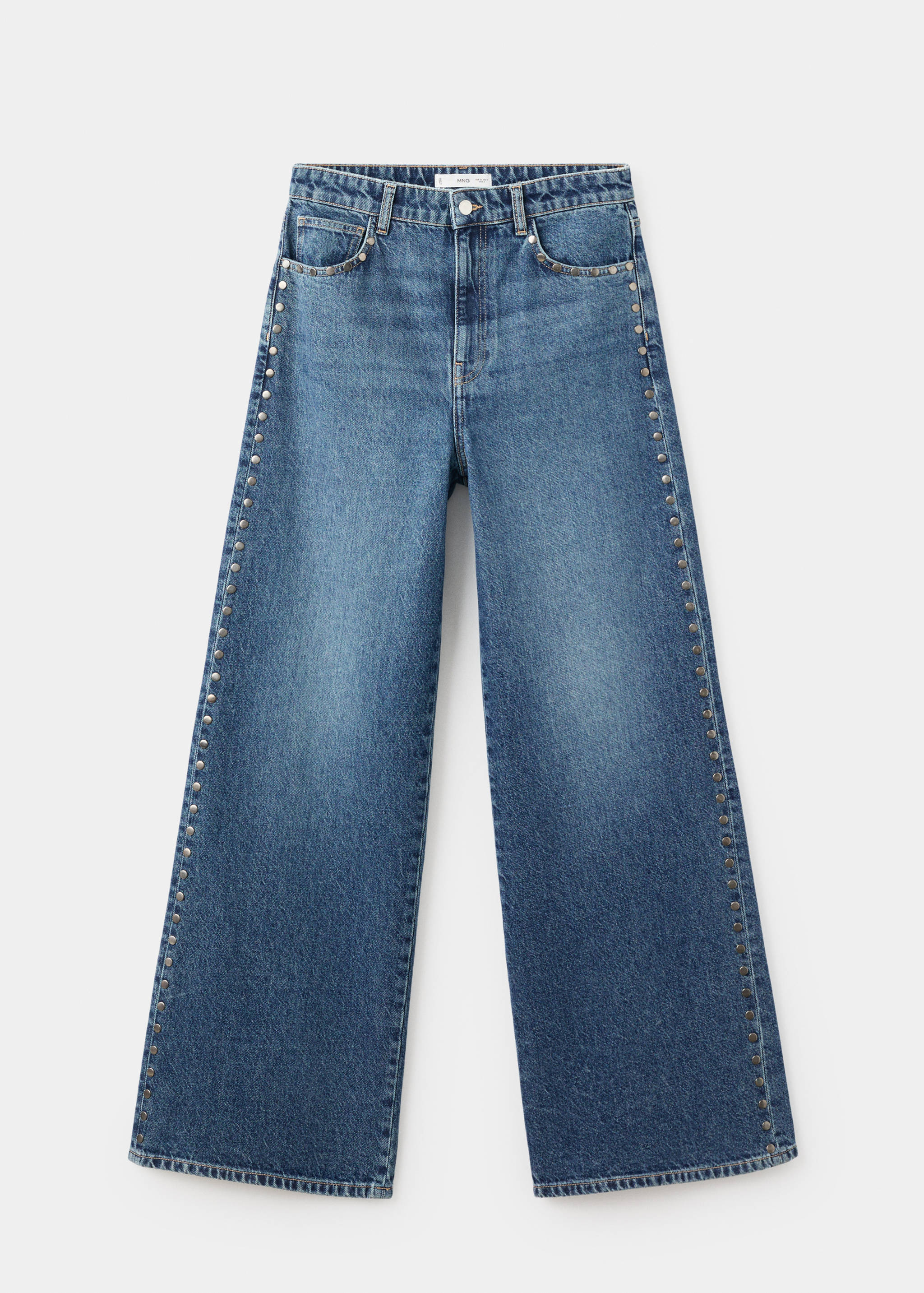 Wide leg studded jeans - Article without model