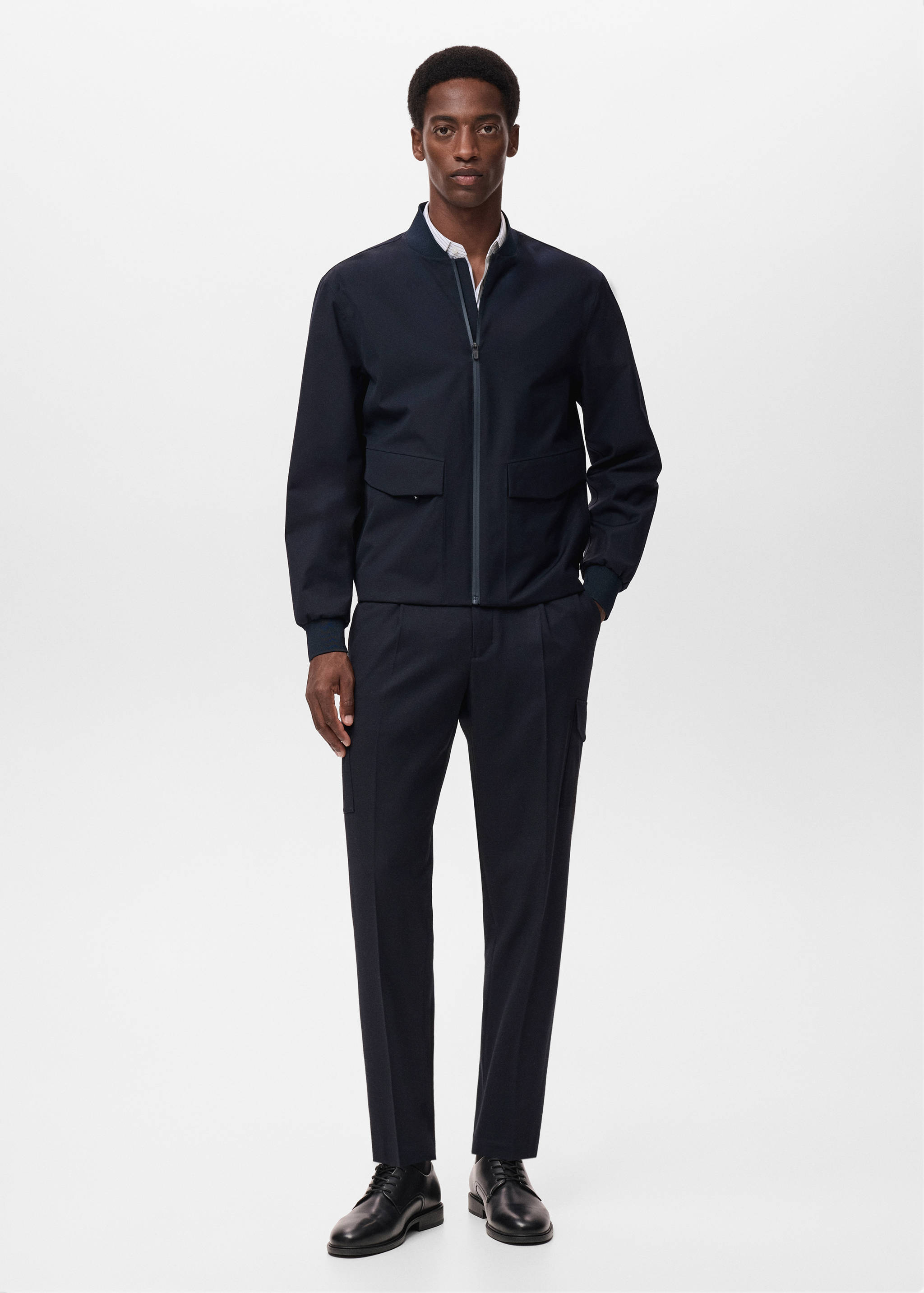 Slim-fit Thermolite® cargo trousers - General plane