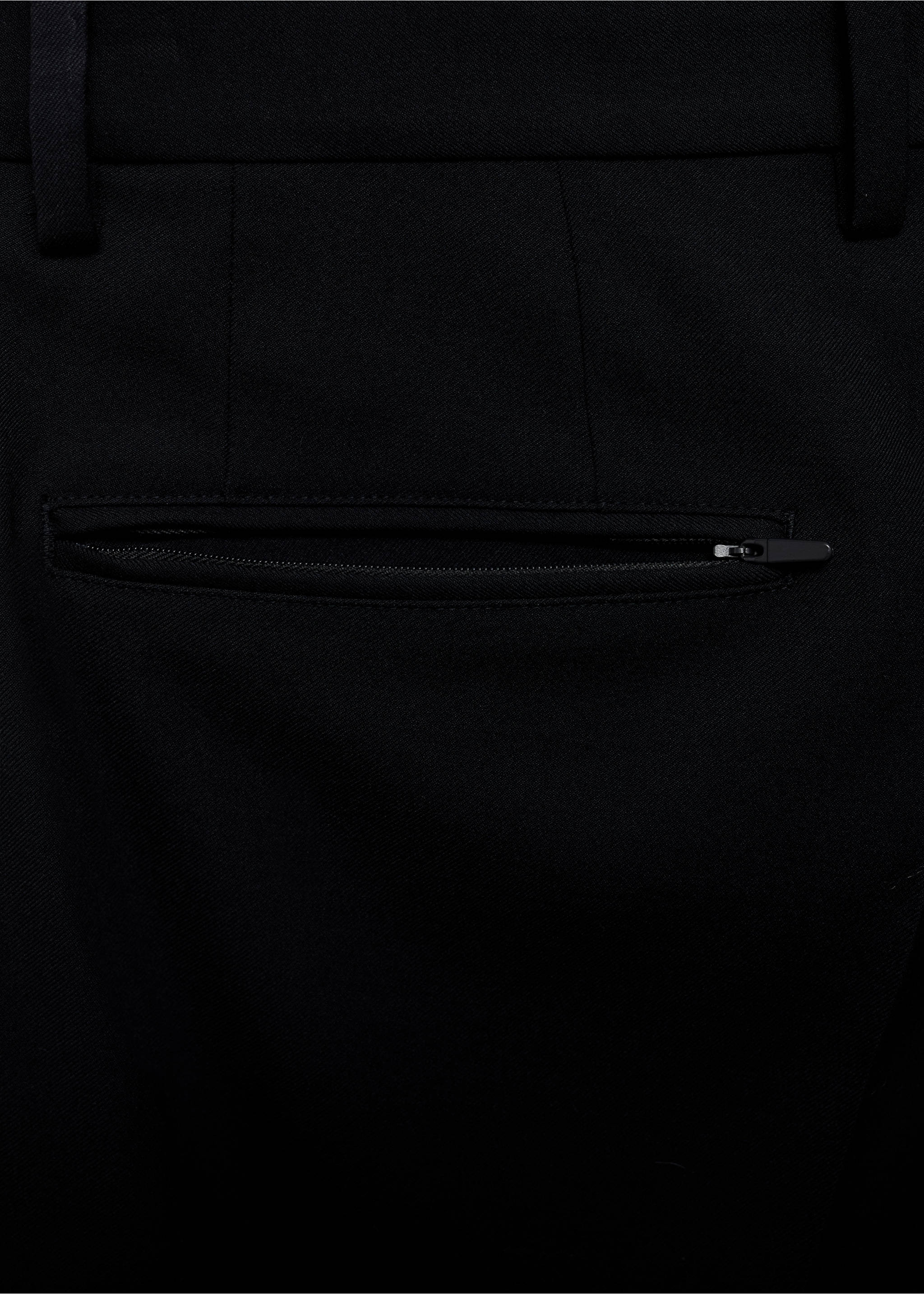 Slim-fit Thermolite® cargo trousers - Details of the article 0, Navy. Ref: 17046328-00.