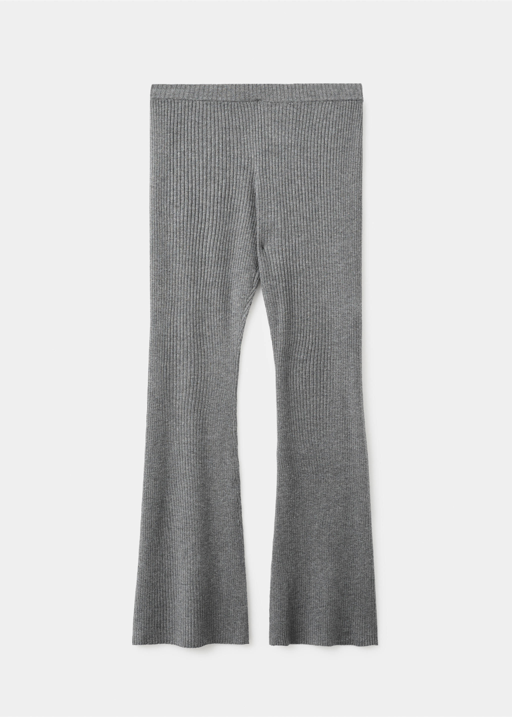 Pantalon côtelé évasé - Article sans modèle, Gris chiné foncé. Ref: 17046331-00.