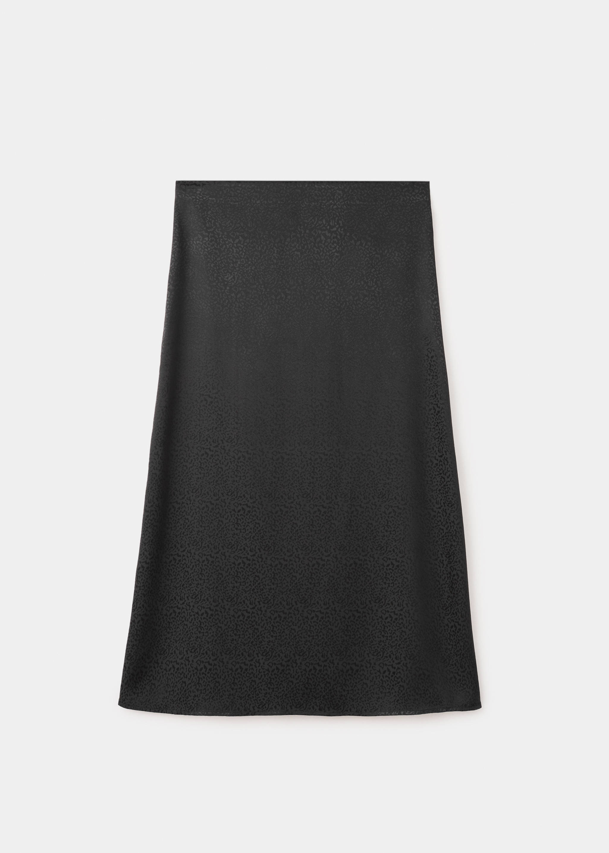 Long leopard-print skirt - Article without model