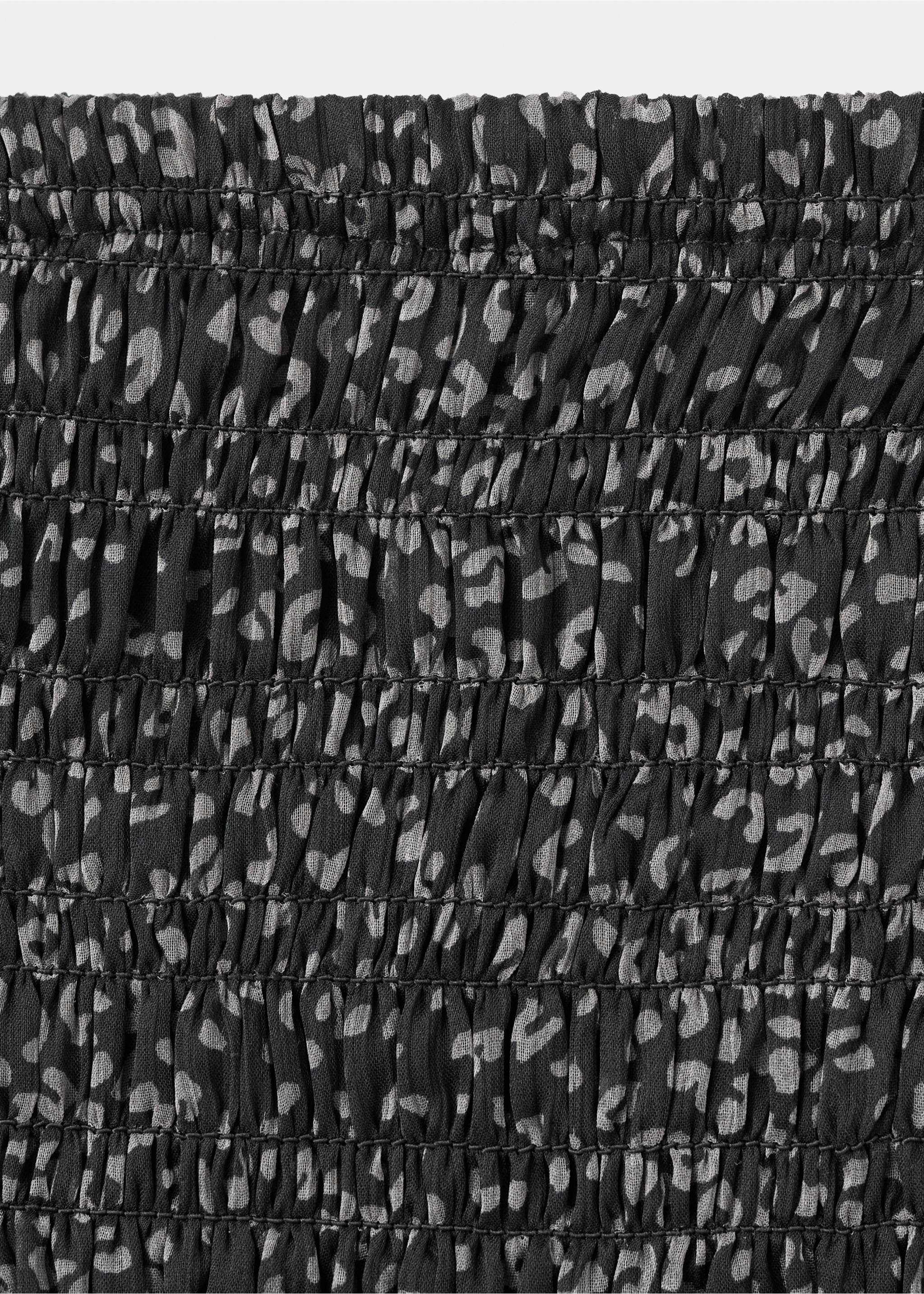 Leoparden-Volantrock - Detail des Artikels 0, Schwarz. Ref: 17046335-00.