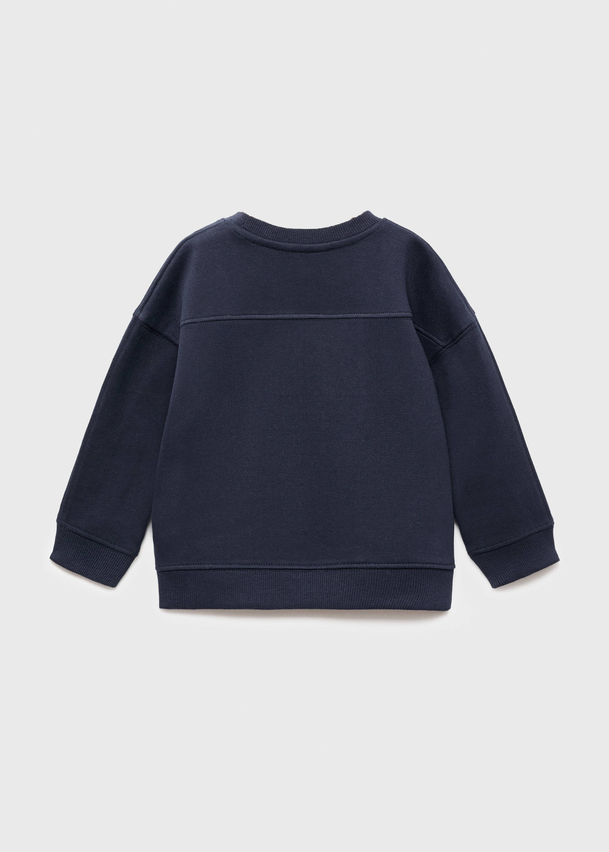 Printed embroidered sweatshirt - Reverse of the article