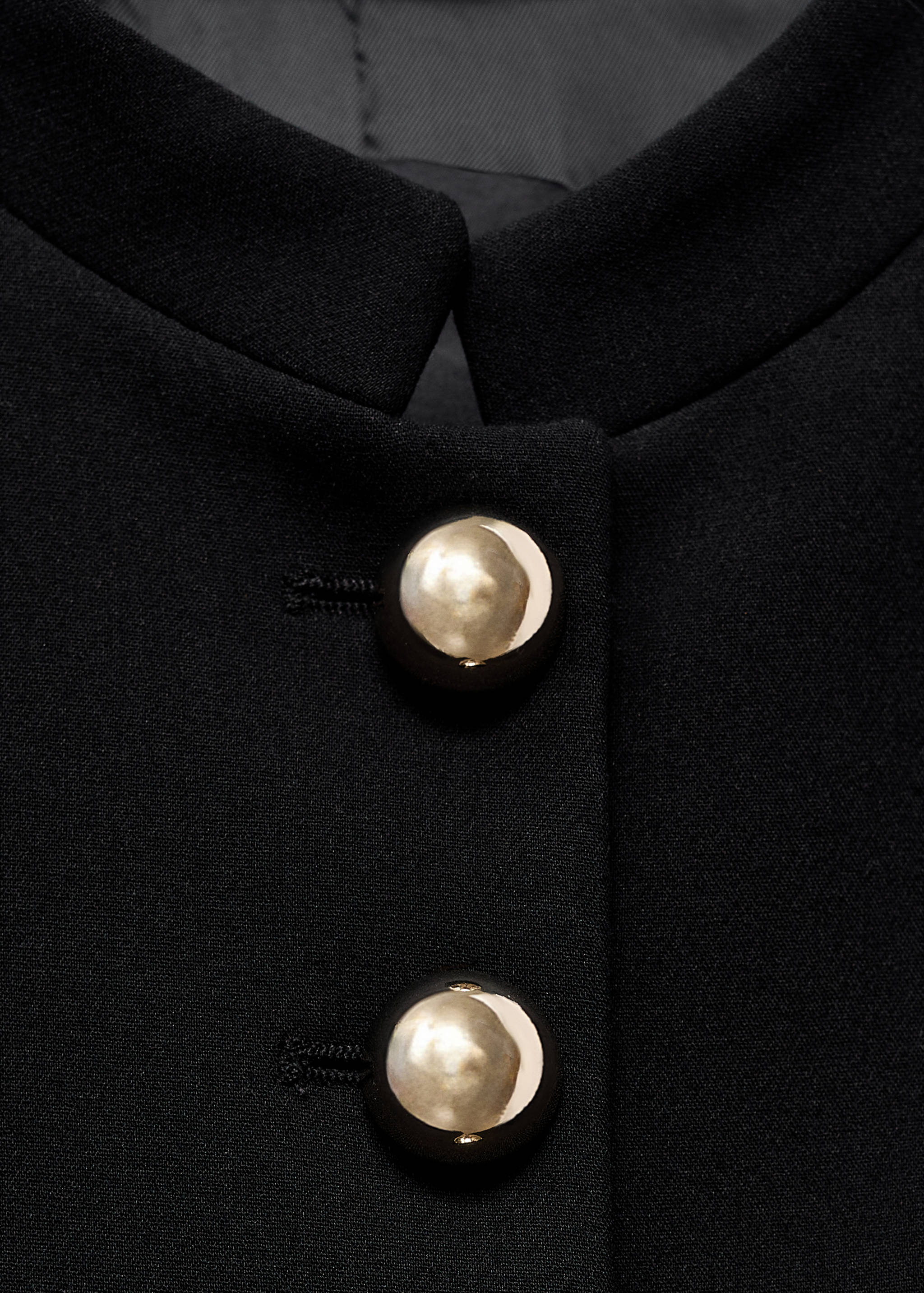 Chaqueta cuello tira botones joya - Detalle del artículo 8