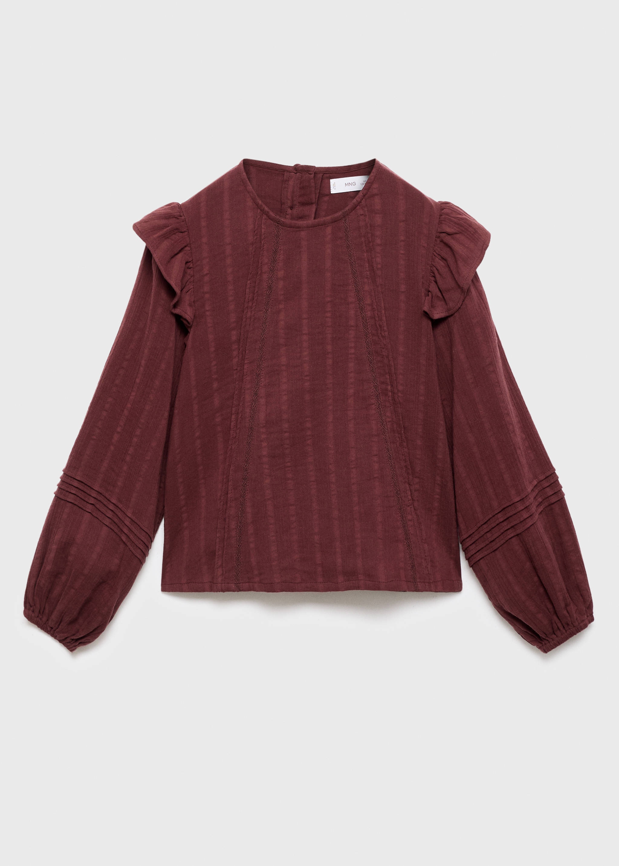 Blouse with pleat detail - Article without model