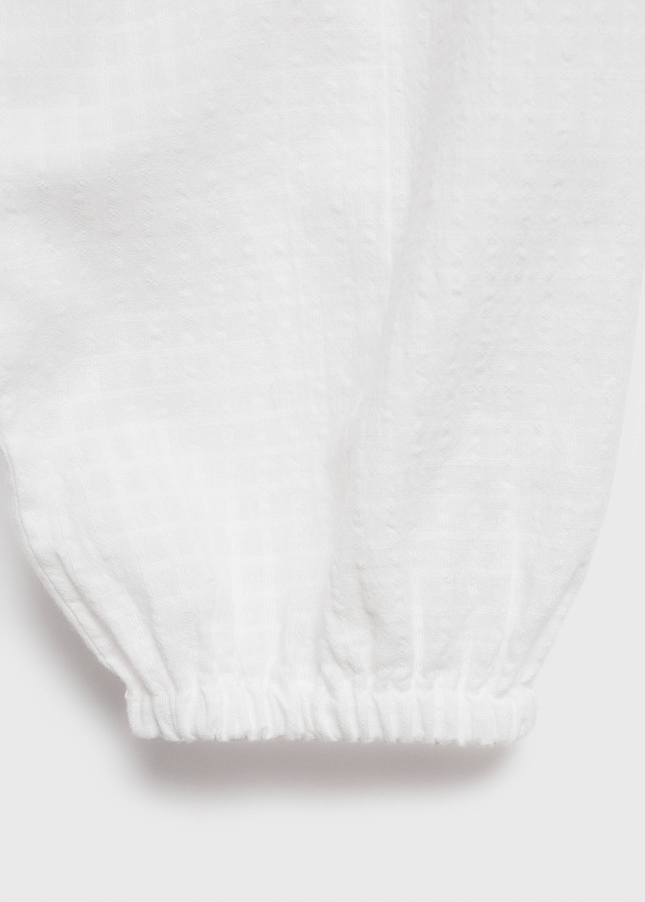 Blouse with lace trim details - Details of the article 0