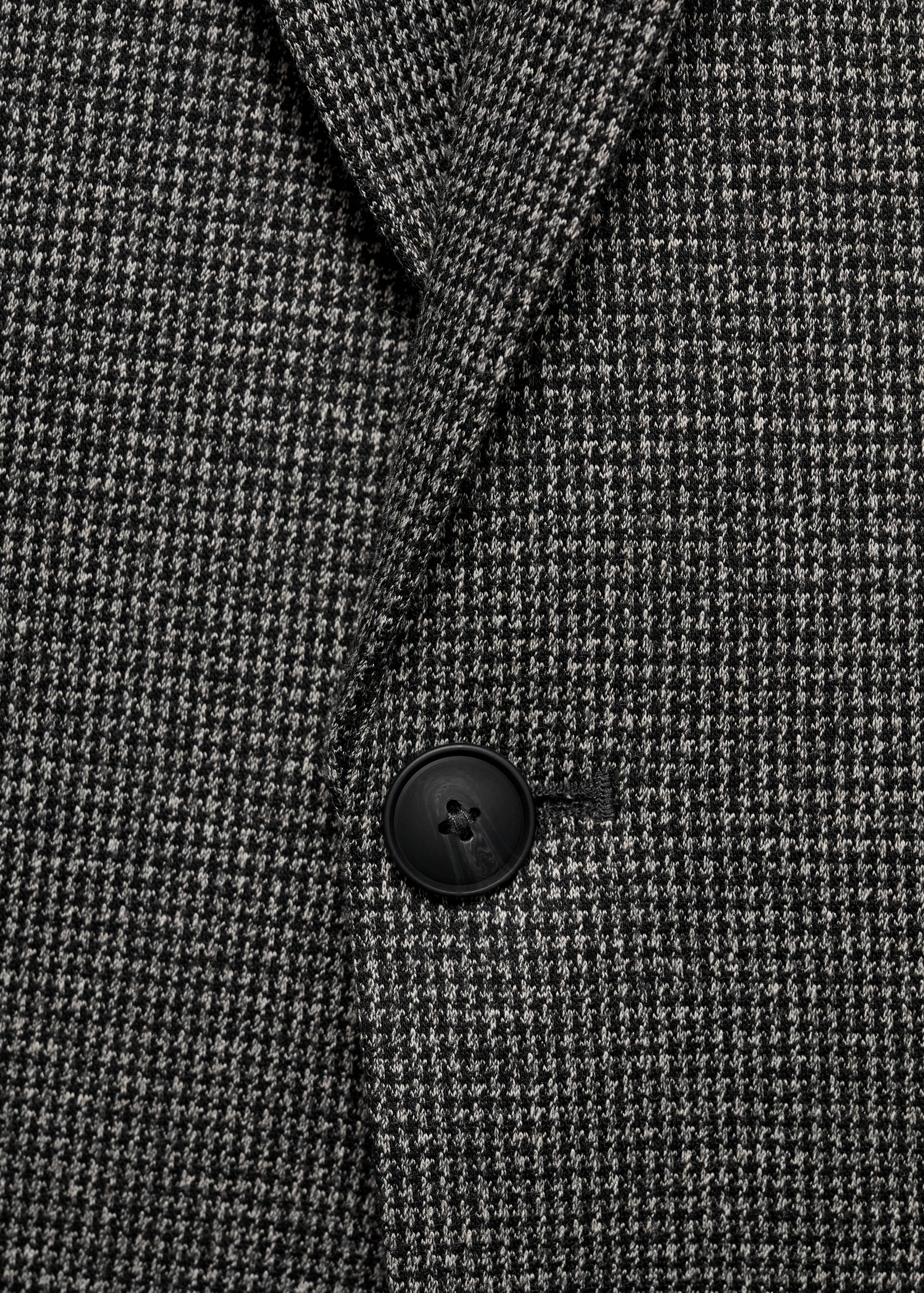 Slim fit microstructure blazer - Details of the article 8
