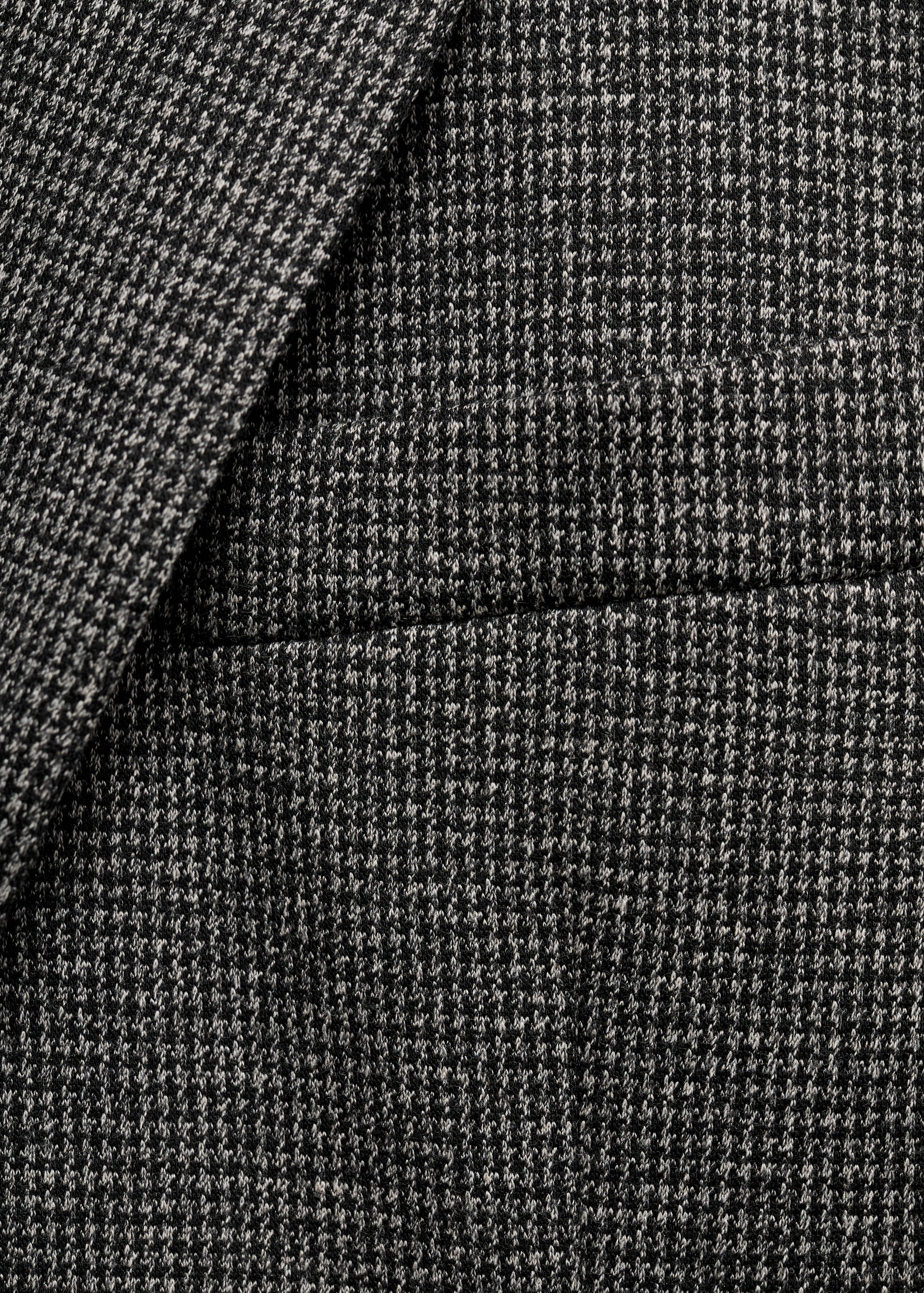 Slim fit microstructure blazer - Details of the article 0