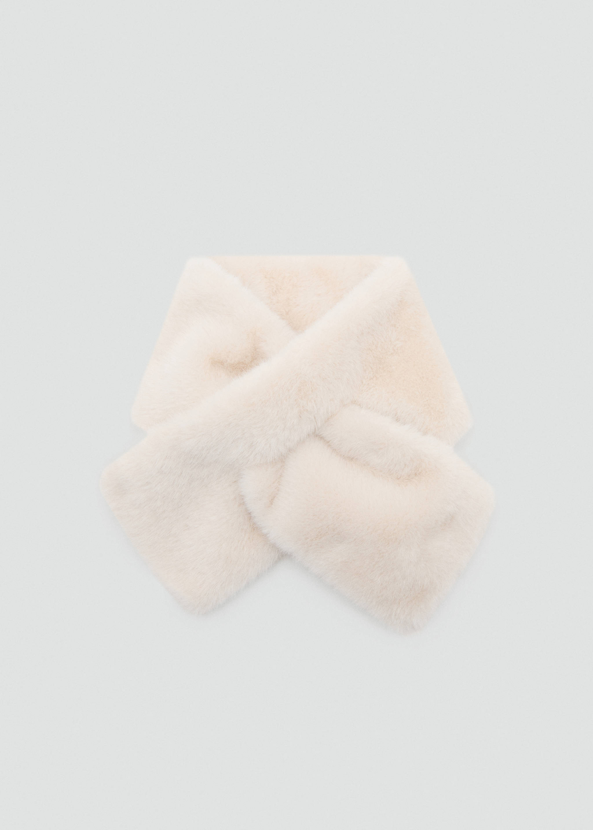 Fur-effect scarf - Article without model