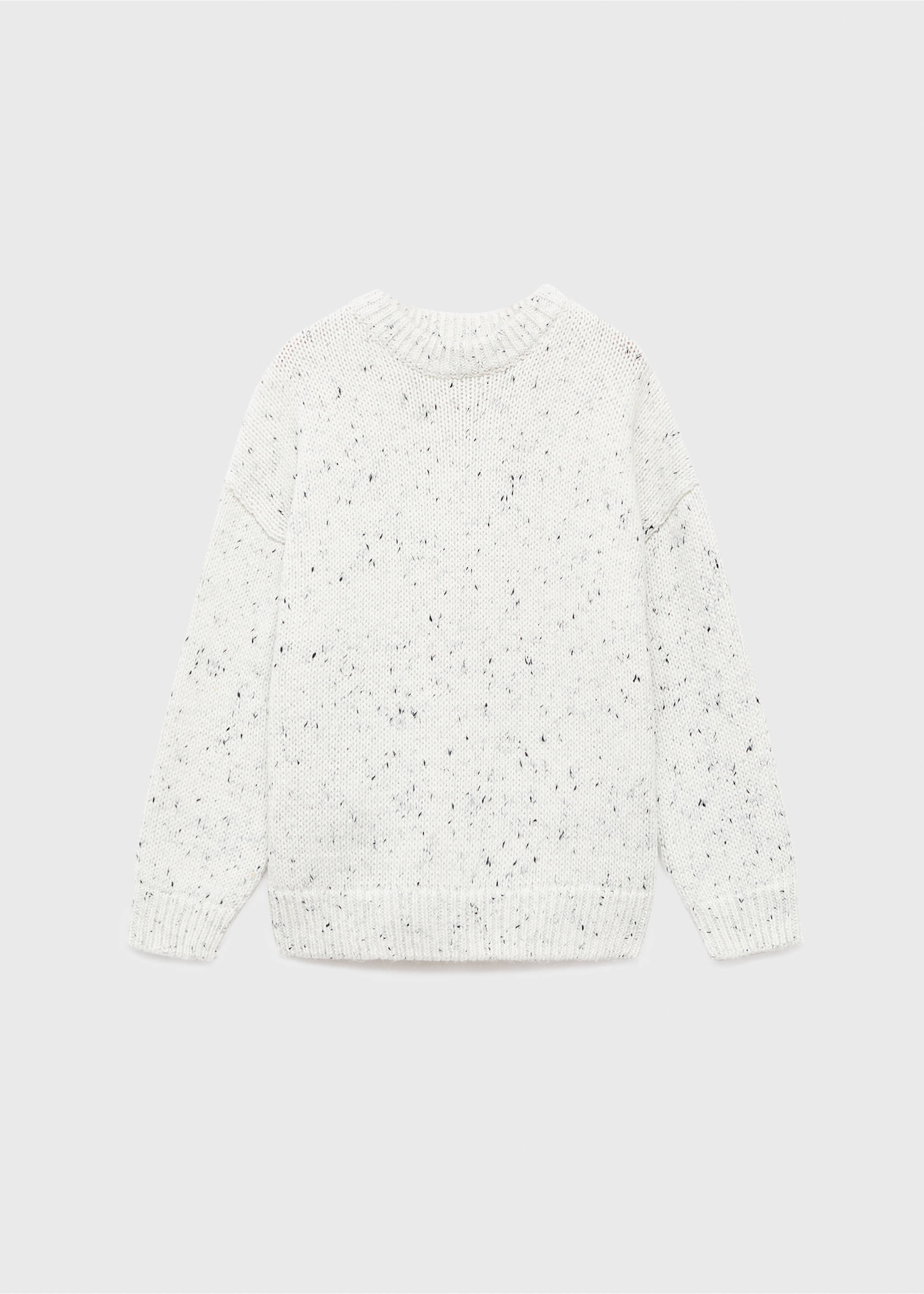 Flecked wool sweater - Article without model, White. Ref: 17046742-00.