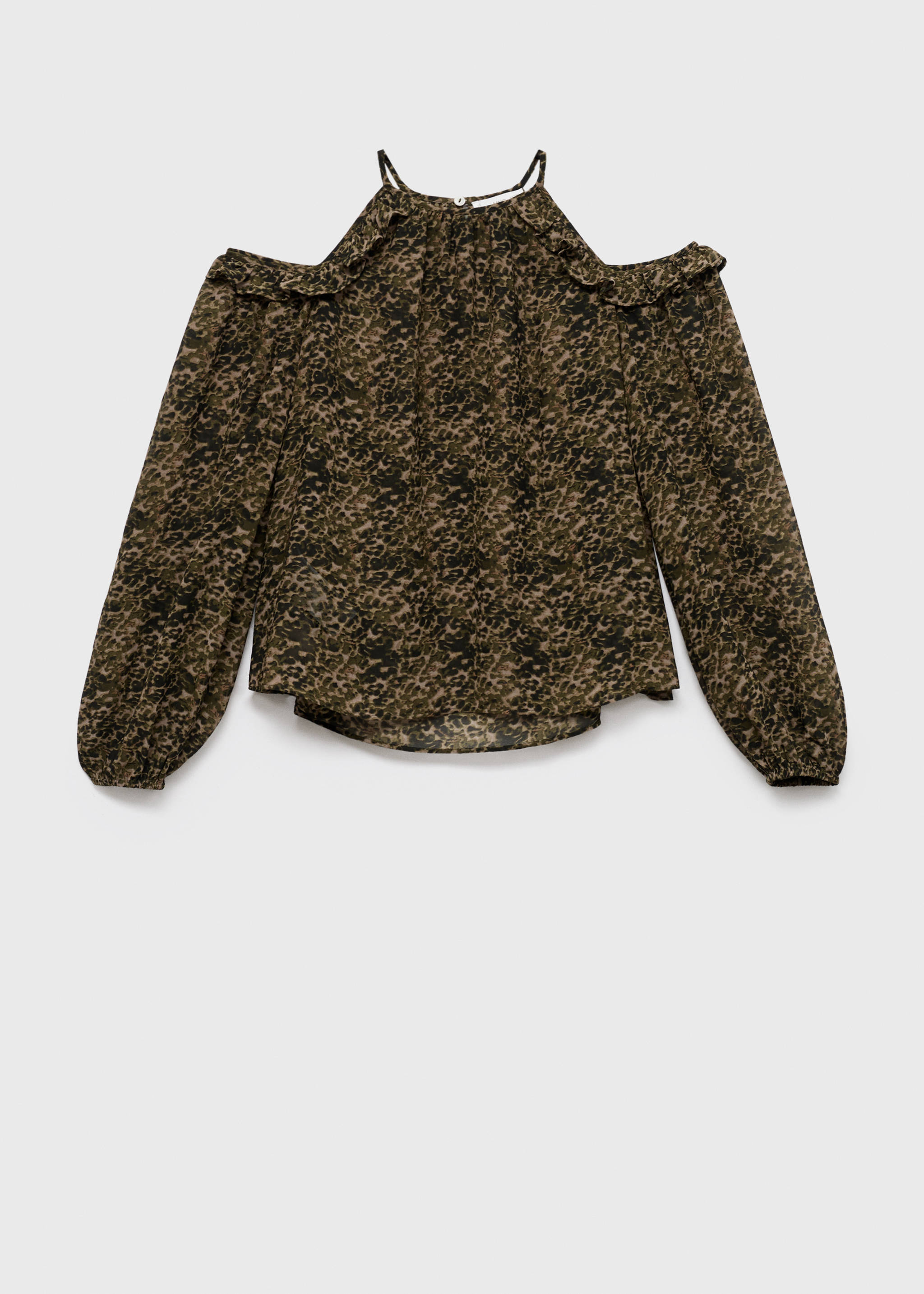 Brusa estampada cut out - Article sense model