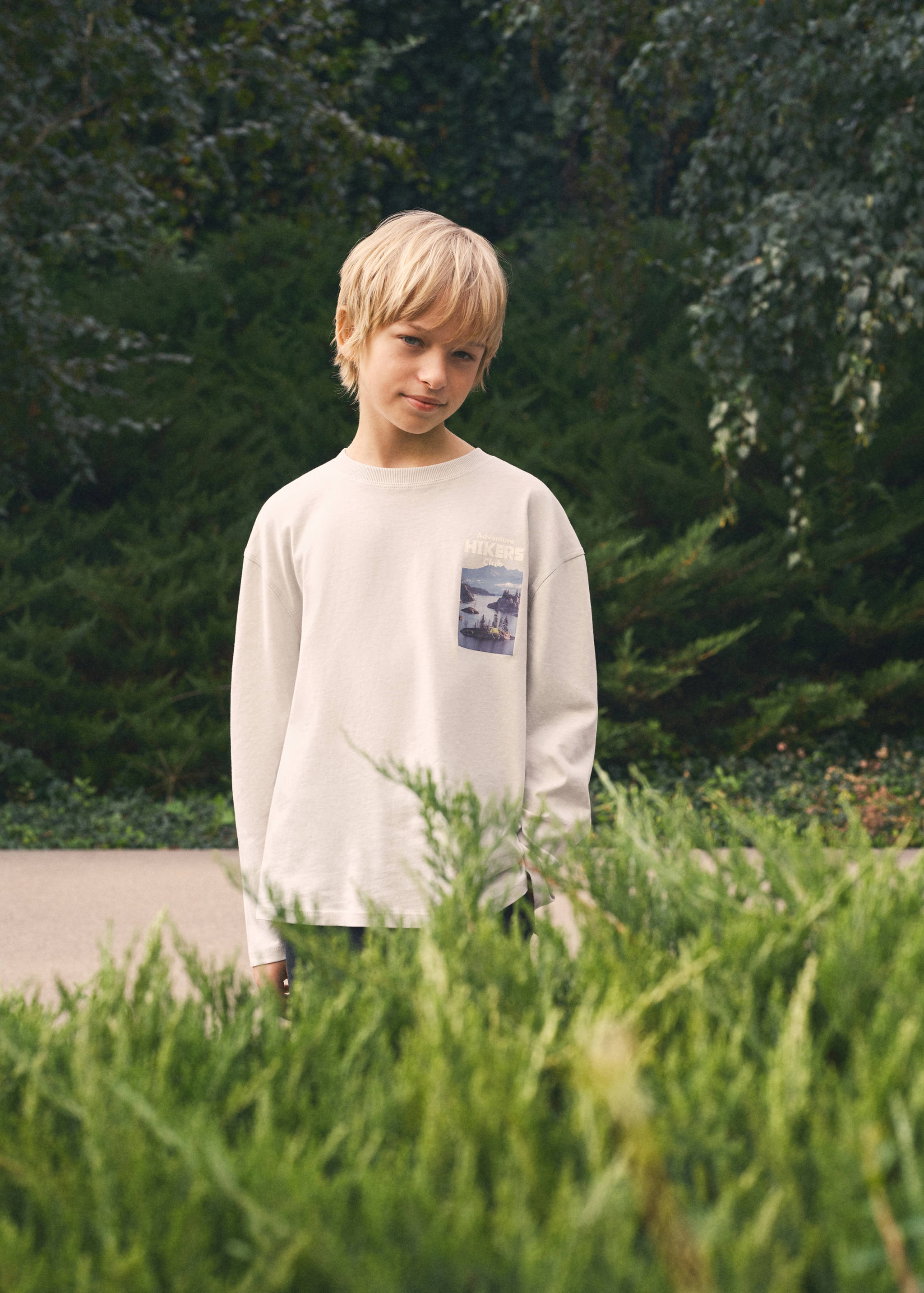 Printed cotton-blend T-shirt - Details of the article 7