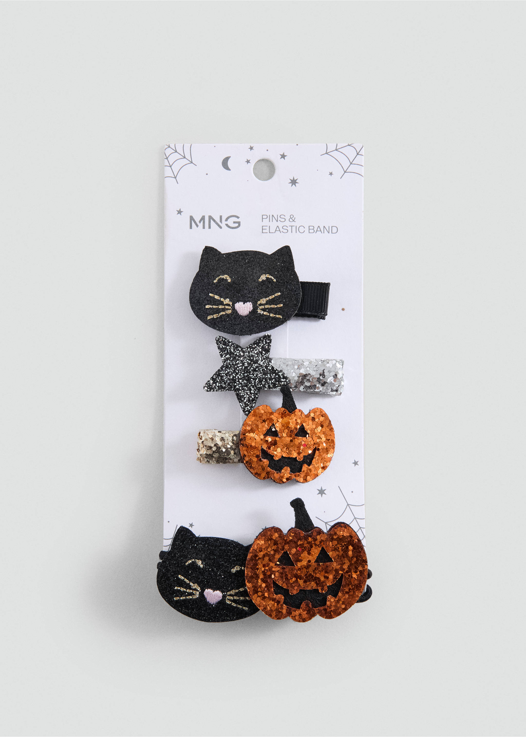 Halloween hair clip set - Details of the article 1, Orange. Ref: 17047135-00.