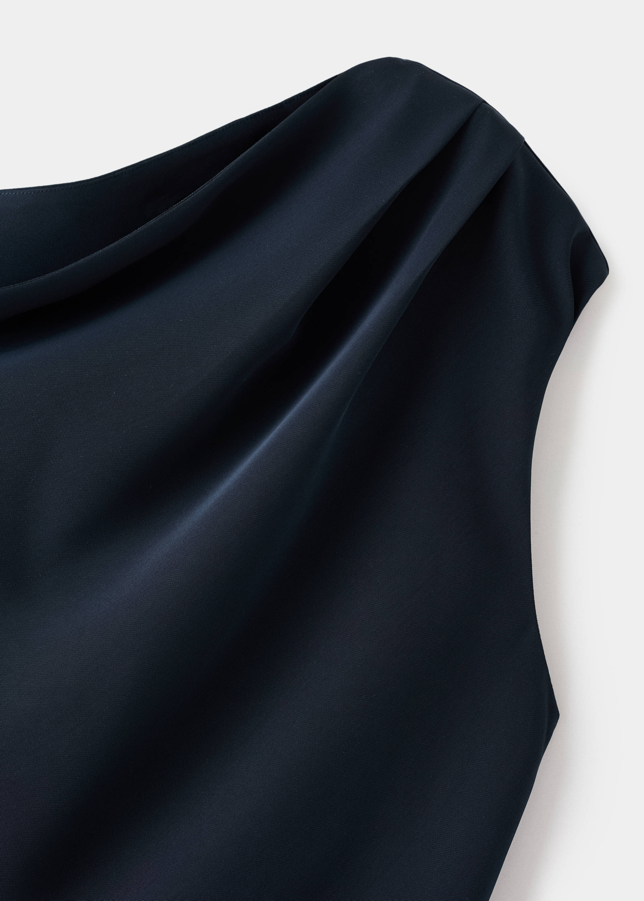 A-line dress with asymmetrical neckline - Details of the article 8