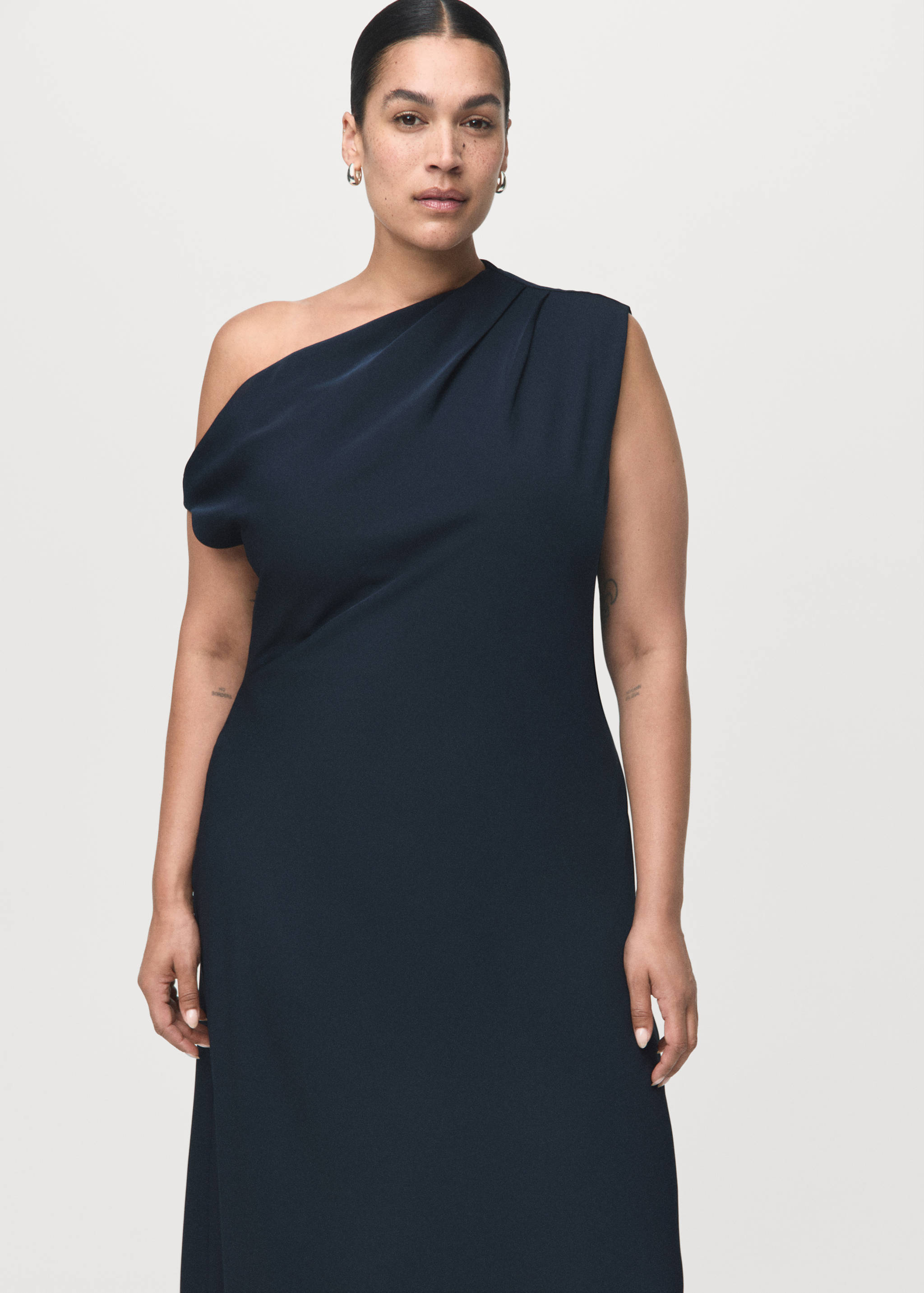 Robe évasé col asymétrique - Détail de l'article 5
