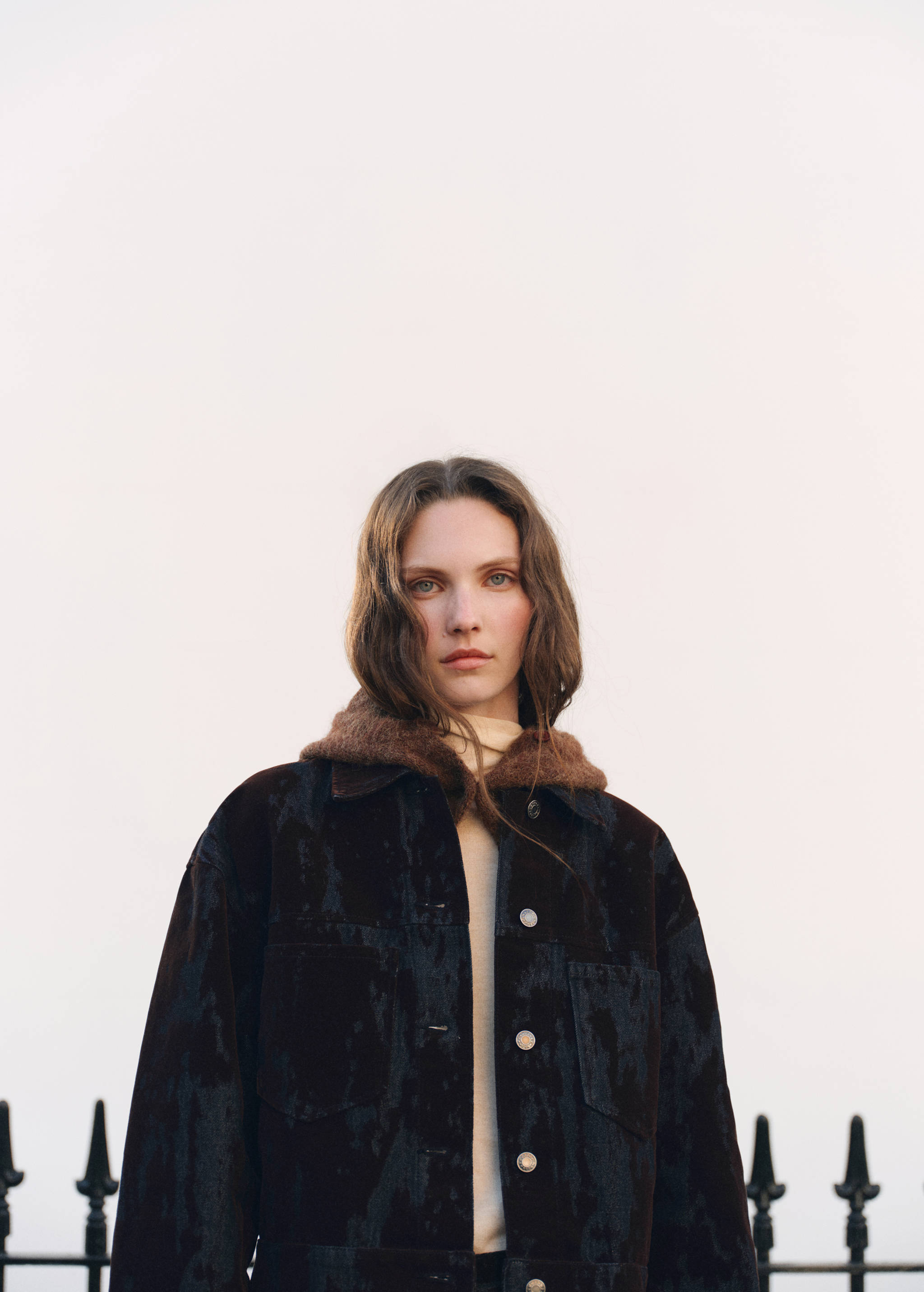 Balaclava knit buttons - General plane