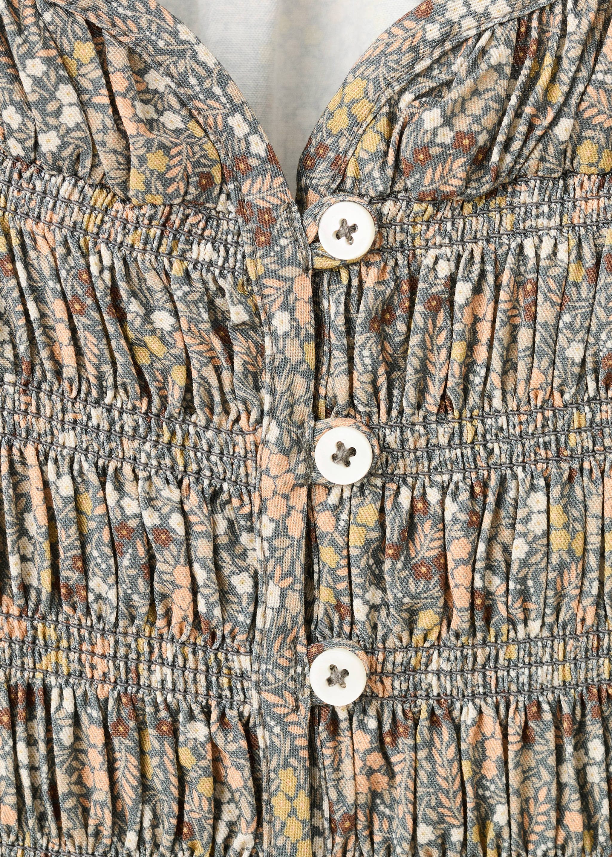 Ruched floral dress - Details of the article 8