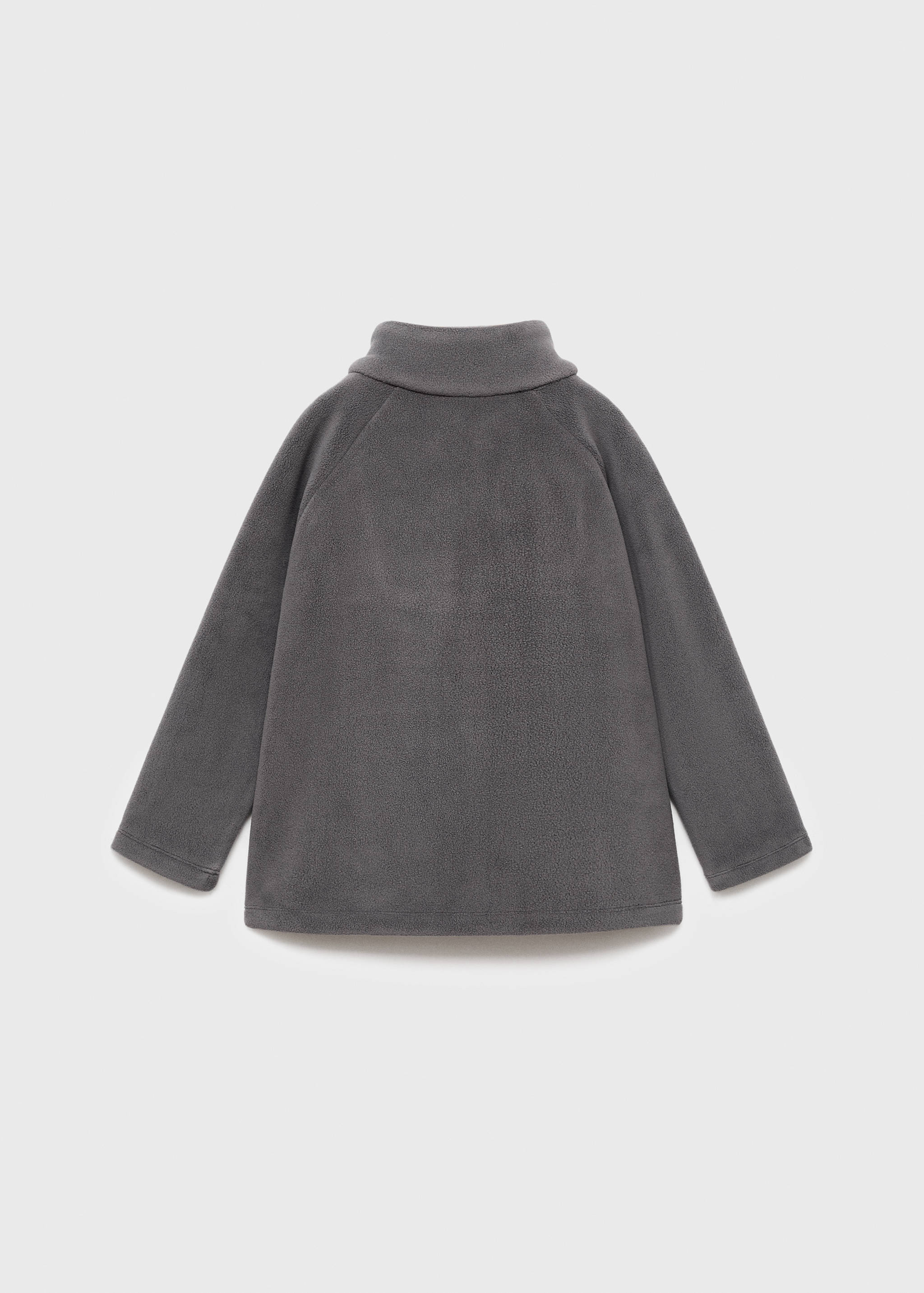 Zip-up fleece sweatshirt - Reverse of the article
