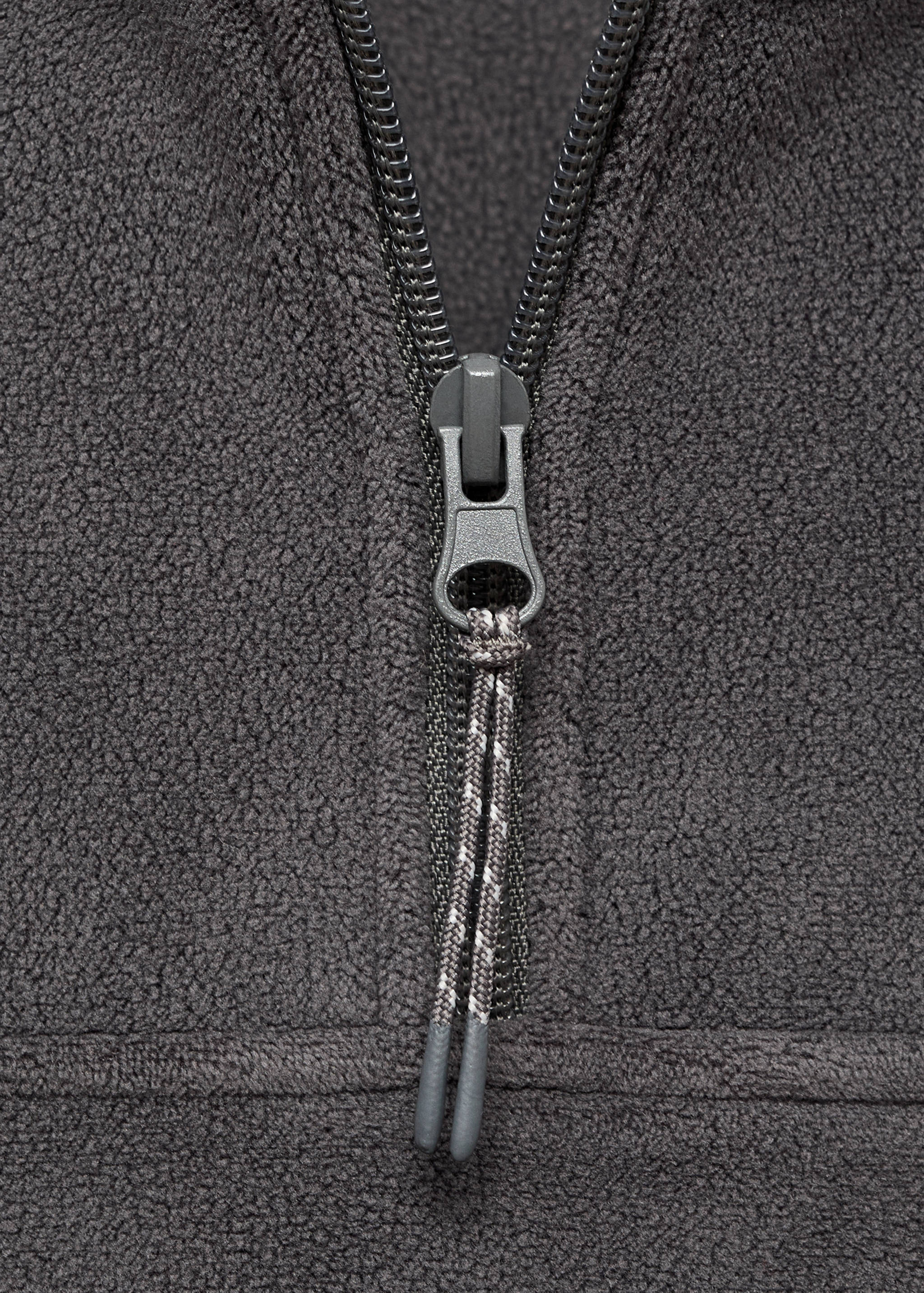 Zip-up fleece sweatshirt - Details of the article 0