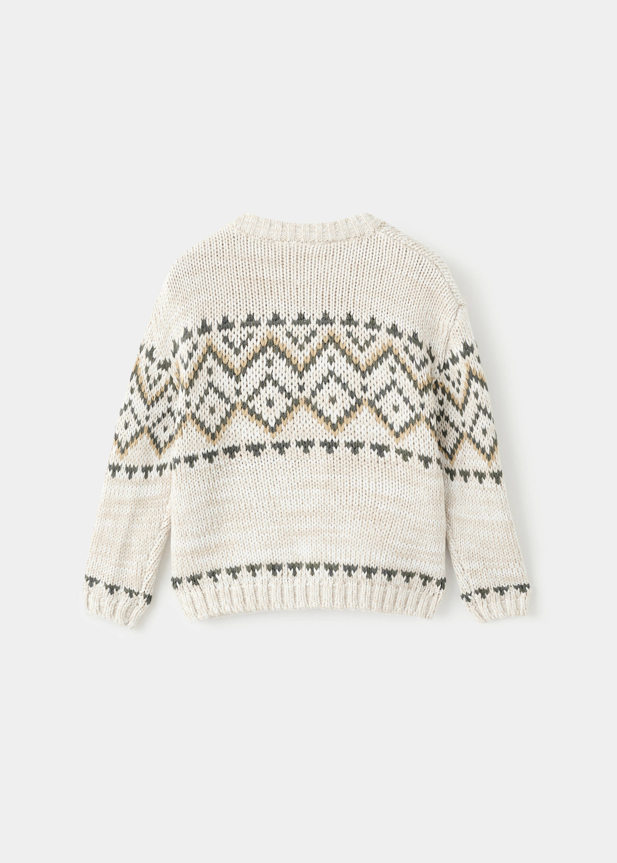 Jersei punt jacquard - Revers de l'article