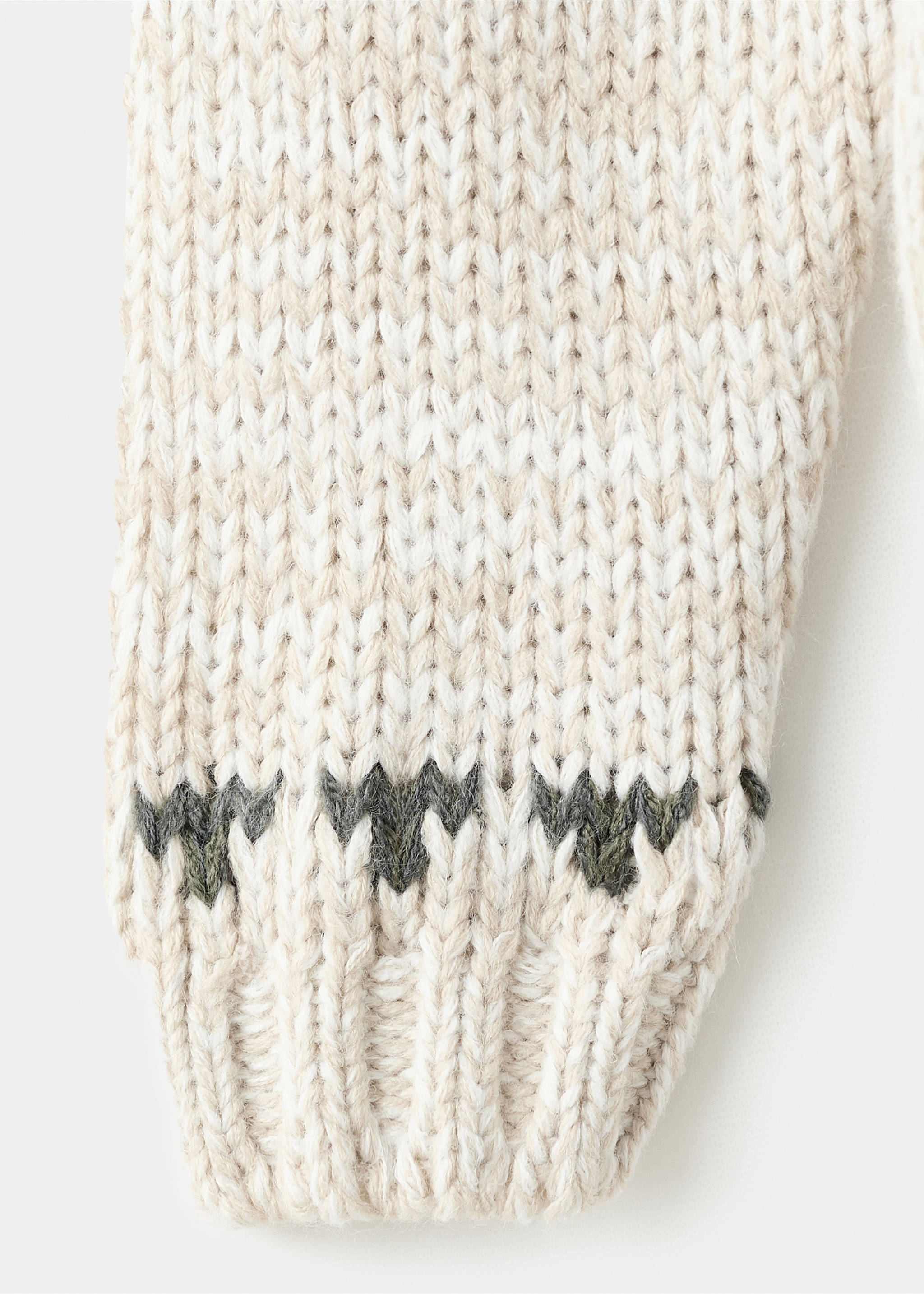Jersei punt jacquard - Detall de l'article 0, Beige. Ref: 17047787-00.
