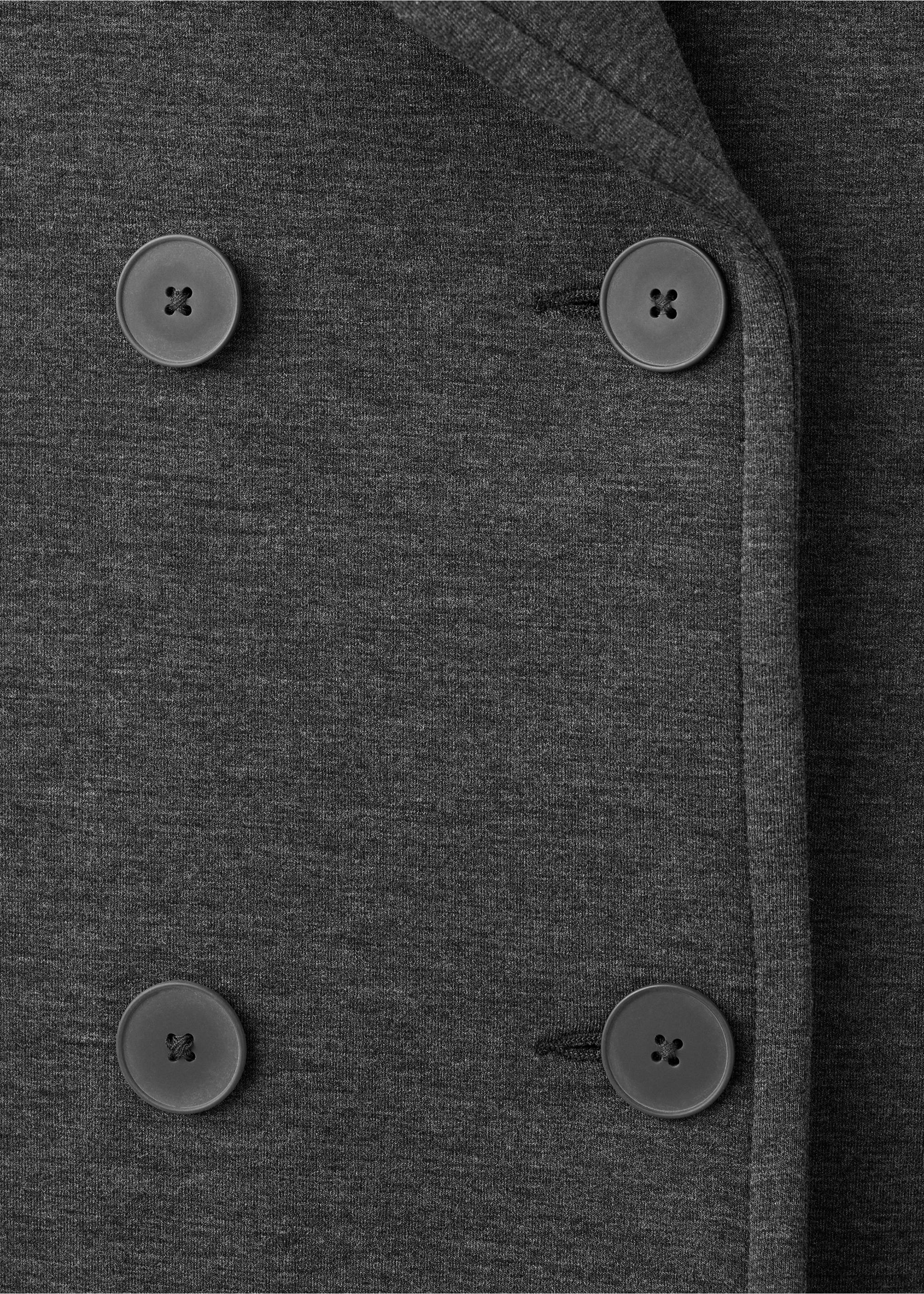 Kombinierte Kapuzenjacke - Detail des Artikels 0, Mittelgrau meliert. Ref: 17047802-00.