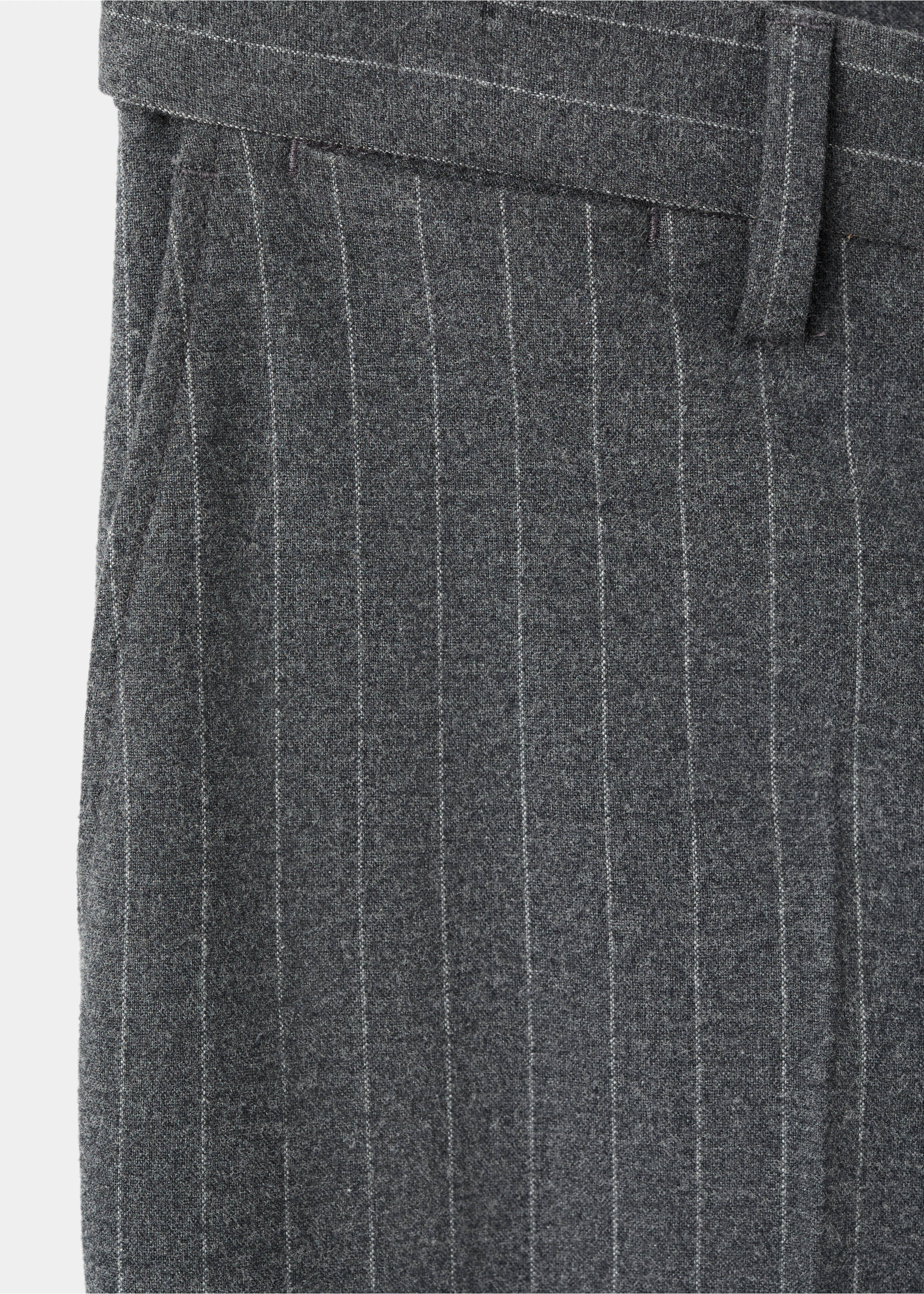 Παντελόνι φανέλα slim fit - Λεπτομέρεια του προϊόντος 0, Γκρι Μέτριο Μελανζέ. Ref: 17047885-00.