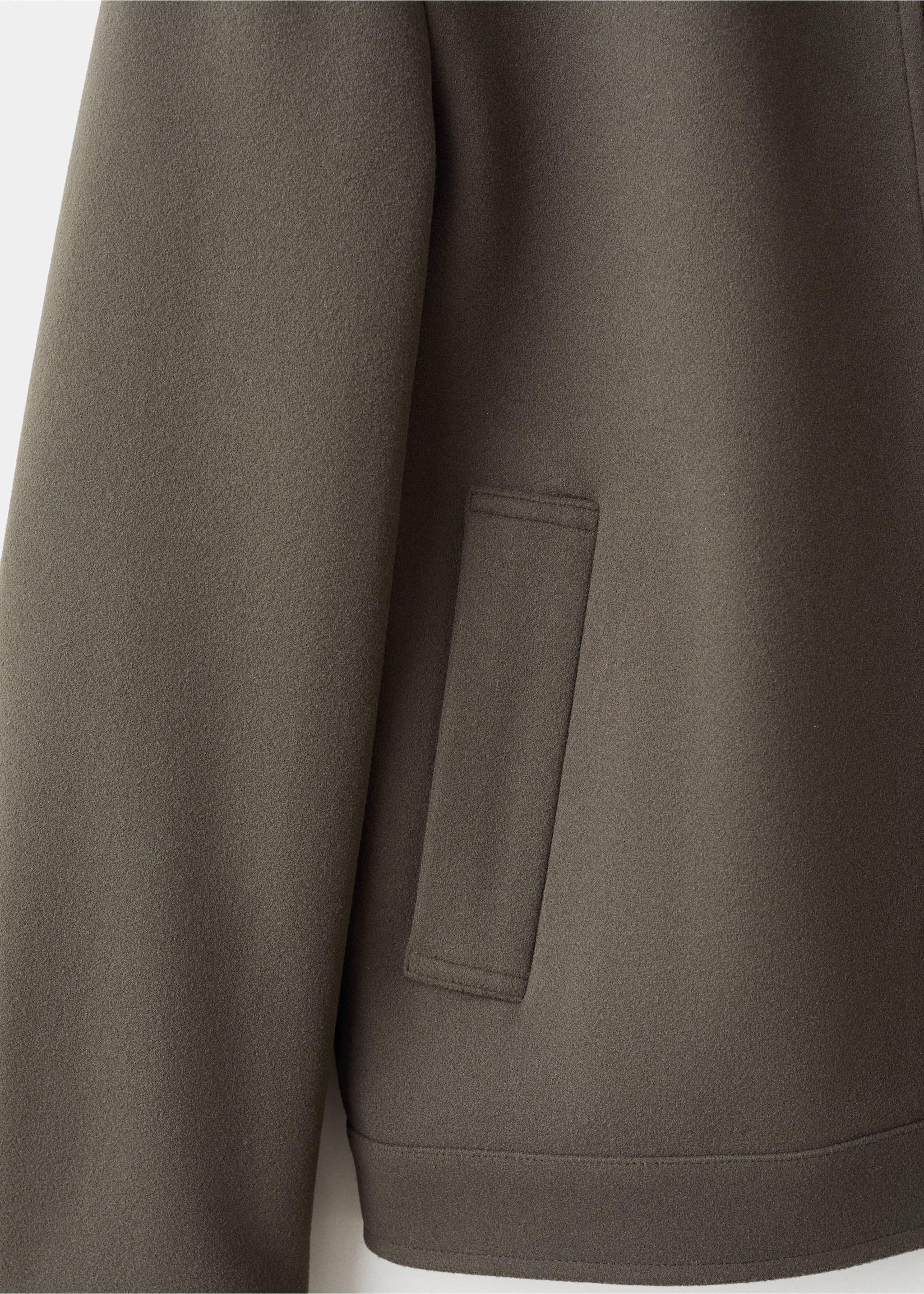 Jacket with zip pockets - Details of the article 0, Dark Green. Ref: 17047888-00.