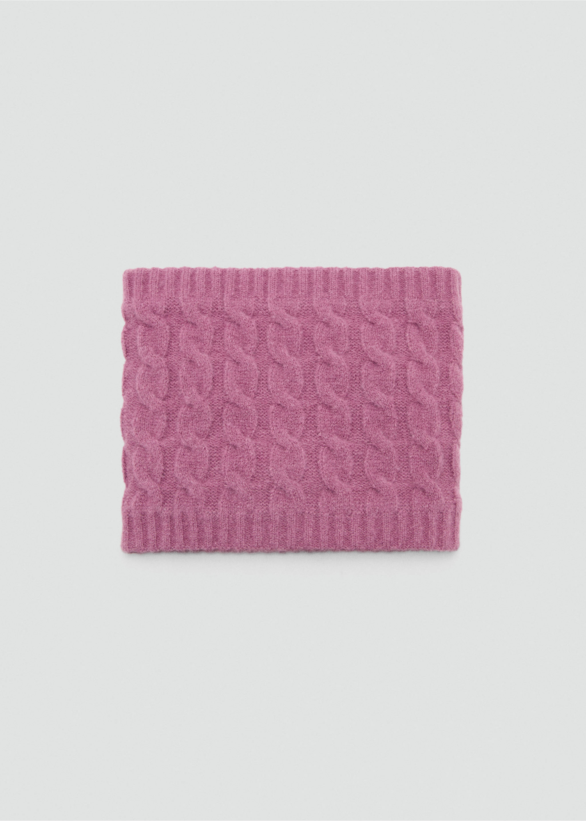 Knit scarf - Article without model, Strawberry. Ref: 17047893-00.