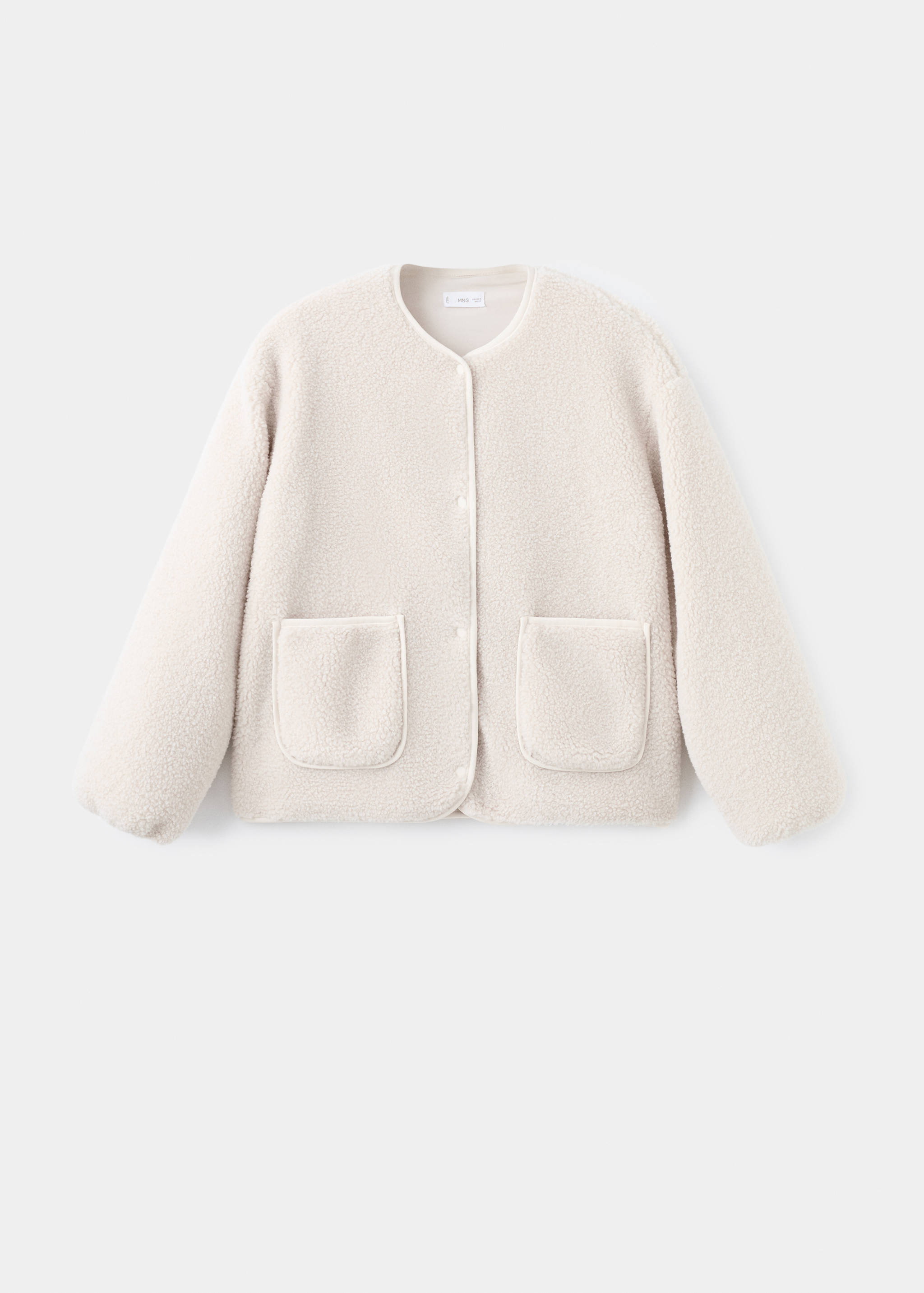Shearling-effect jacket - Article without model