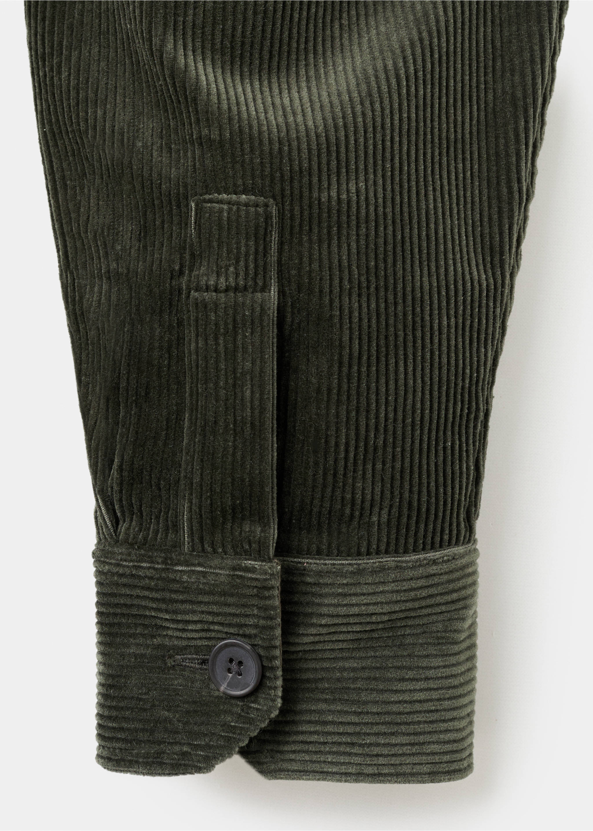 Cord-Overshirt mit Taschen - Detail des Artikels 0, Khaki. Ref: 17047905-00.