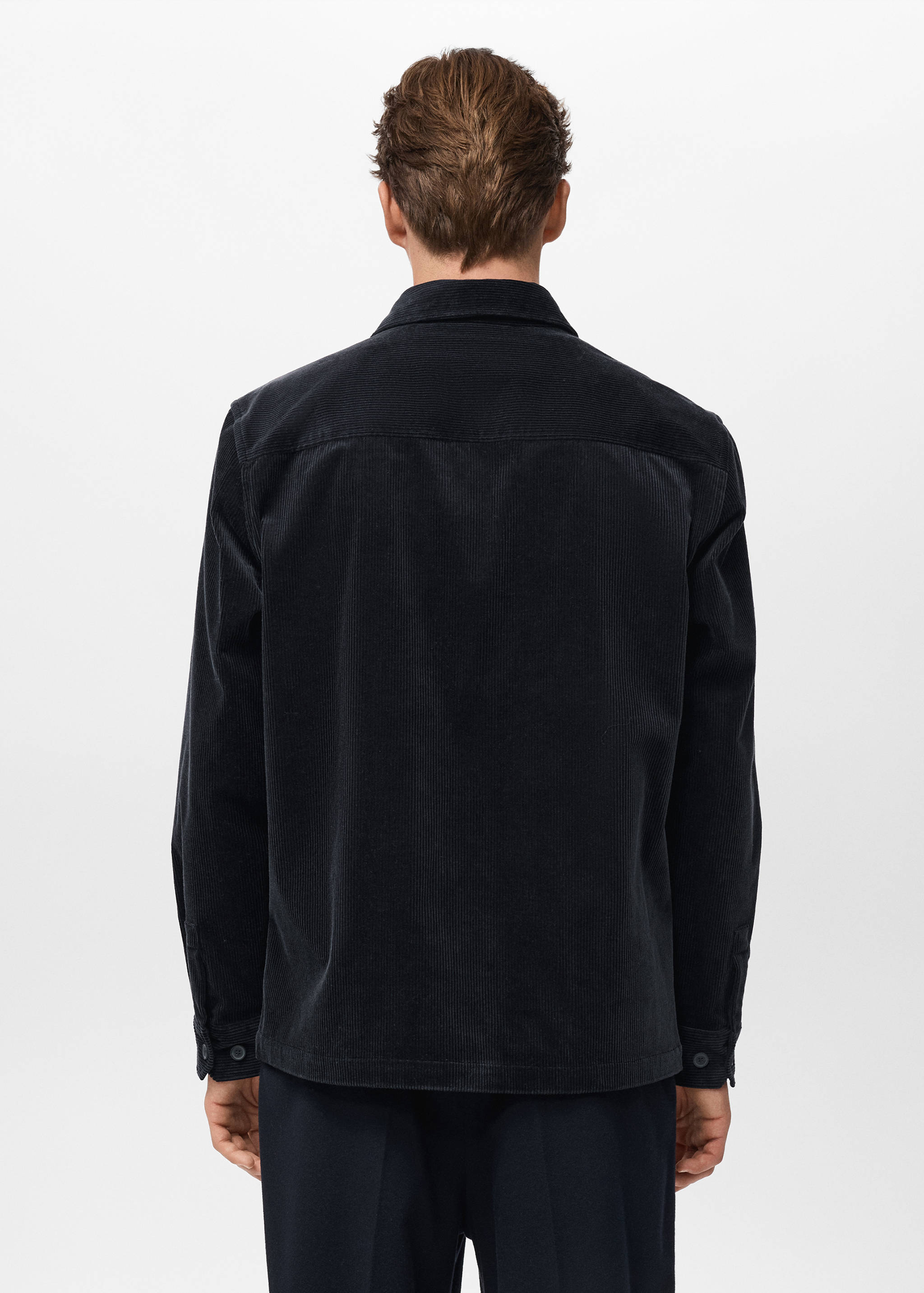 Cord-Overshirt mit Taschen - Rückseite des Artikels